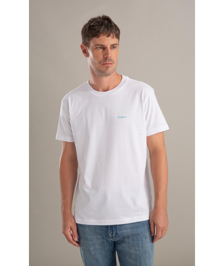 T-Shirt Follow The Wind Mc Bf Branco