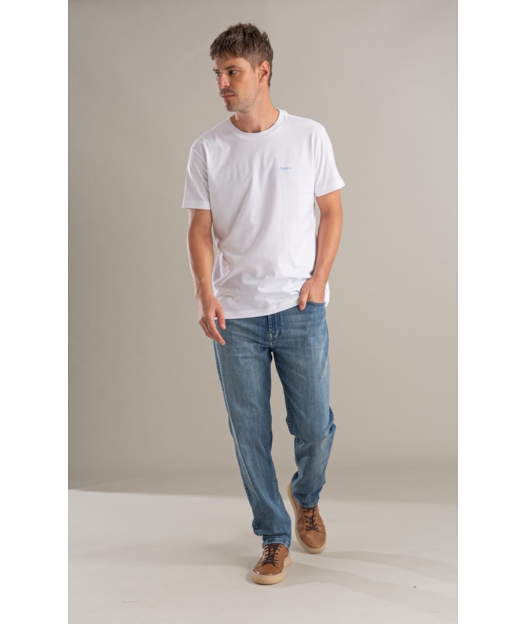 T-Shirt Follow The Wind Mc Bf Branco