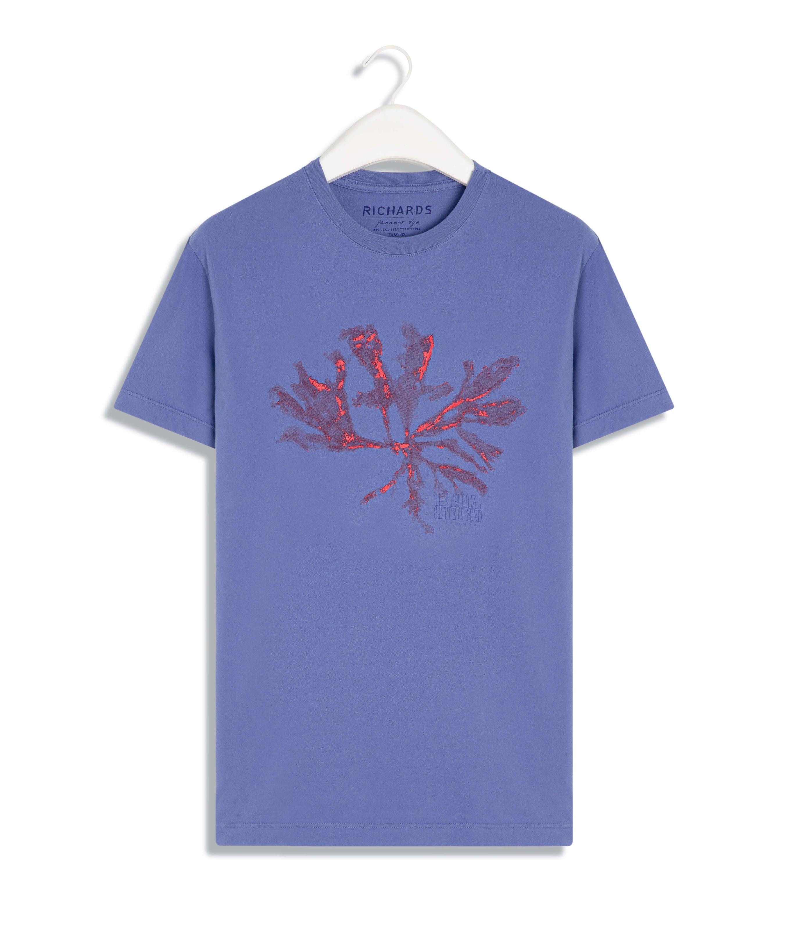T-Shirt Gd Coral Mc Azul Jeans