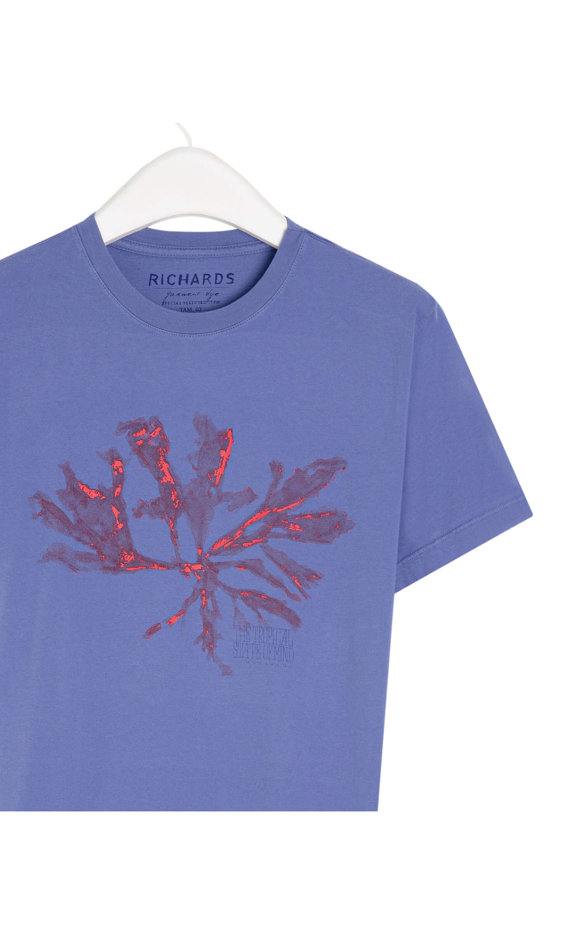 T-Shirt Gd Coral Mc Azul Jeans