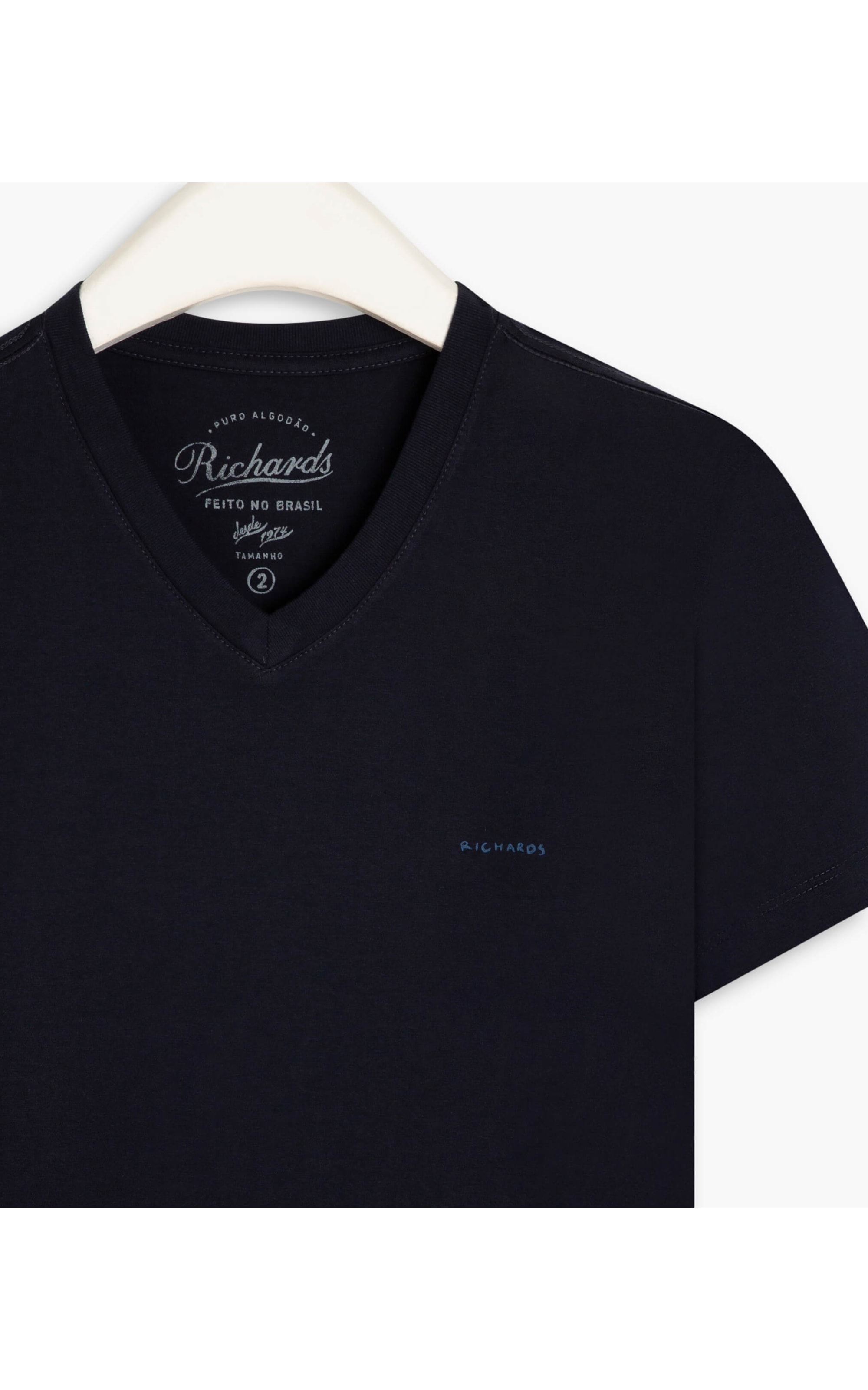 T-Shirt Gd Decote v Mc Dark Navy
