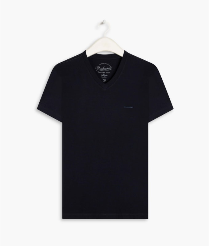 T-Shirt Gd Decote v Mc Dark Navy