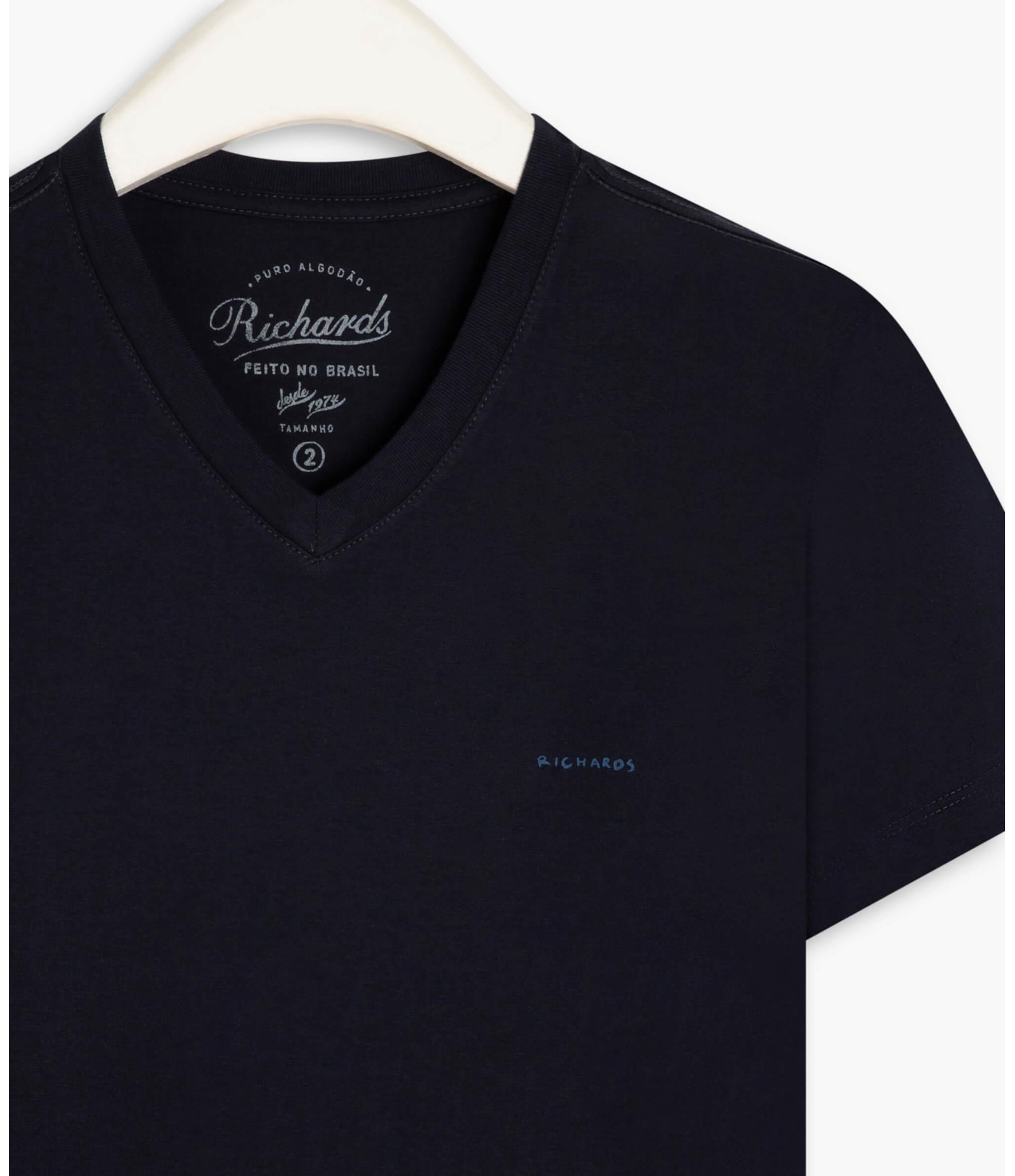 T-Shirt Gd Decote v Mc Dark Navy