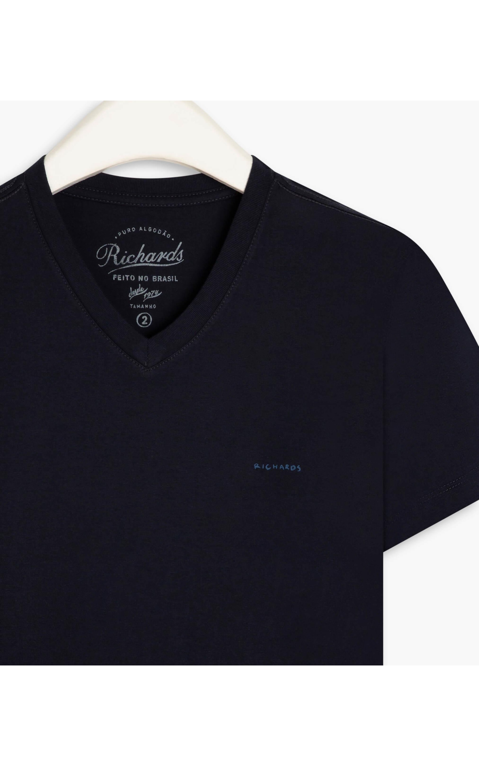 T-Shirt Gd Decote v Mc Dark Navy