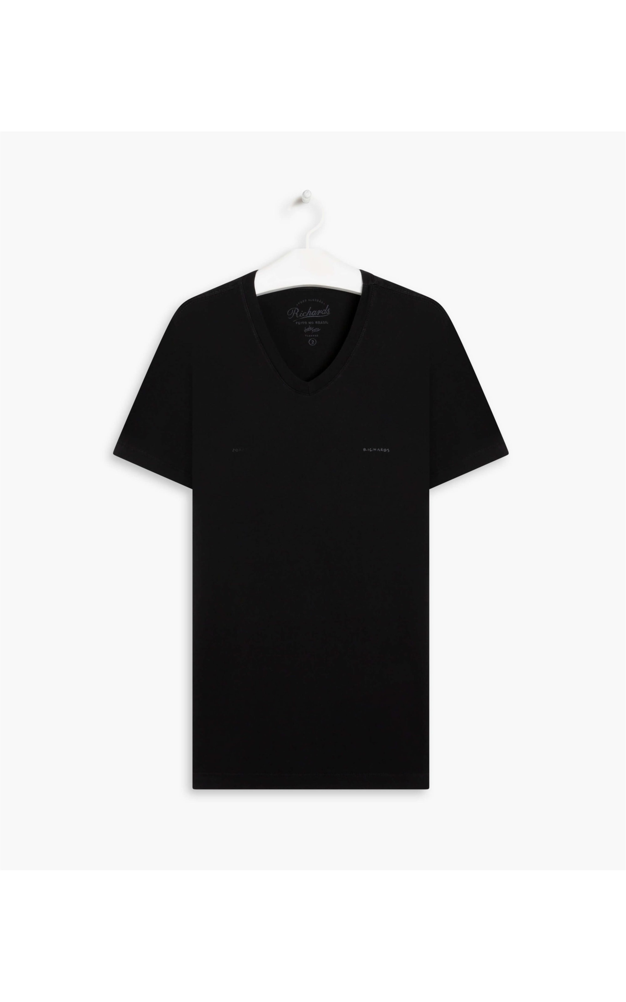 T-Shirt Gd Decote v Mc Preto