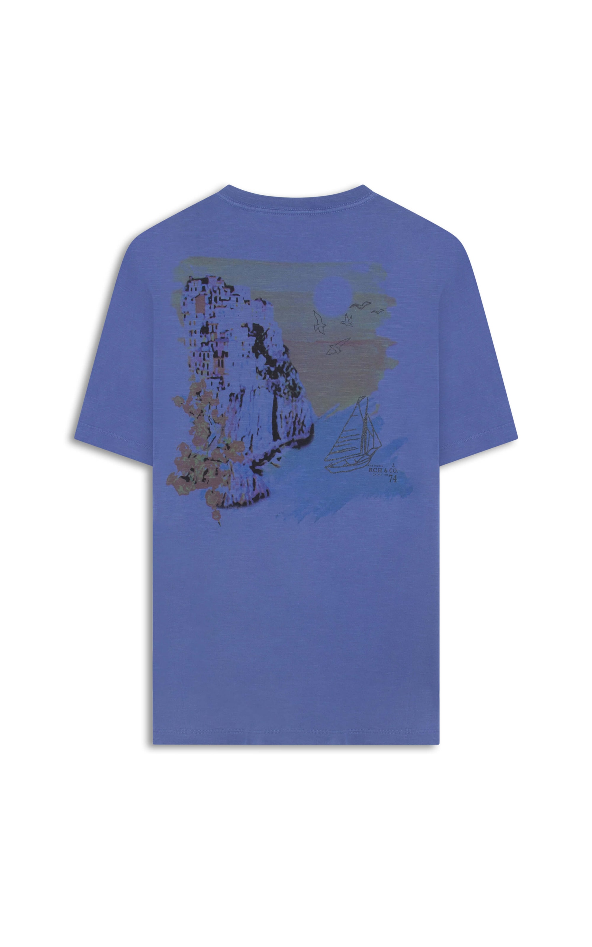 T-Shirt Gd Flame Amalfi Azul Jeans