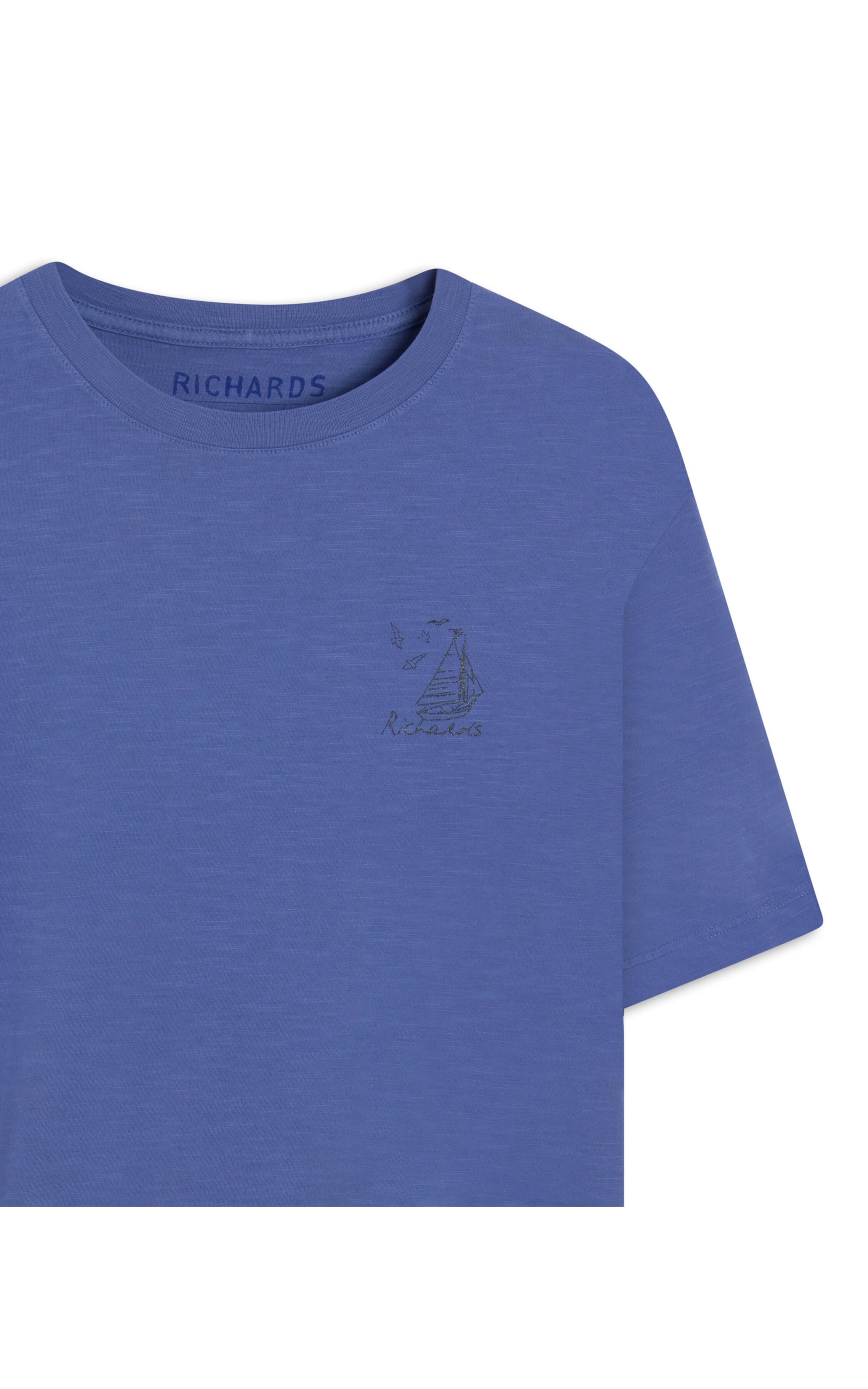 T-Shirt Gd Flame Amalfi Azul Jeans