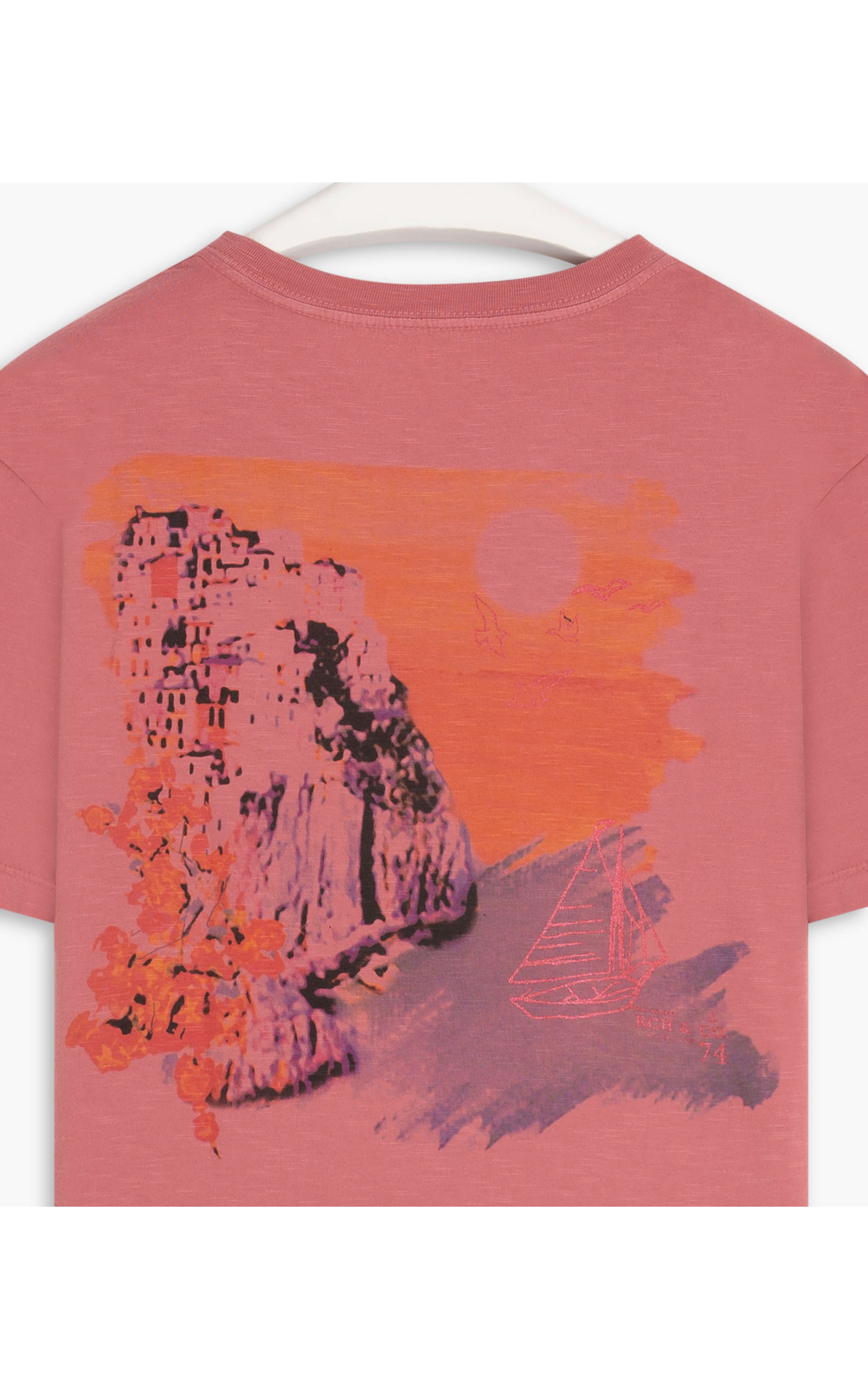 T-Shirt Gd Flame Amalfi Goiaba
