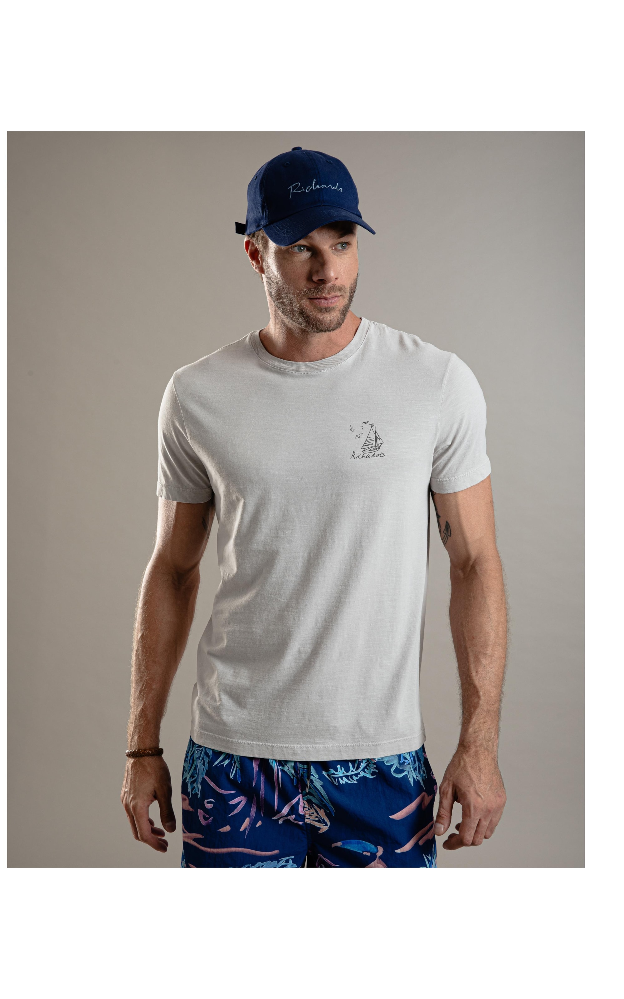 T-Shirt Gd Flame Amalfi Prata