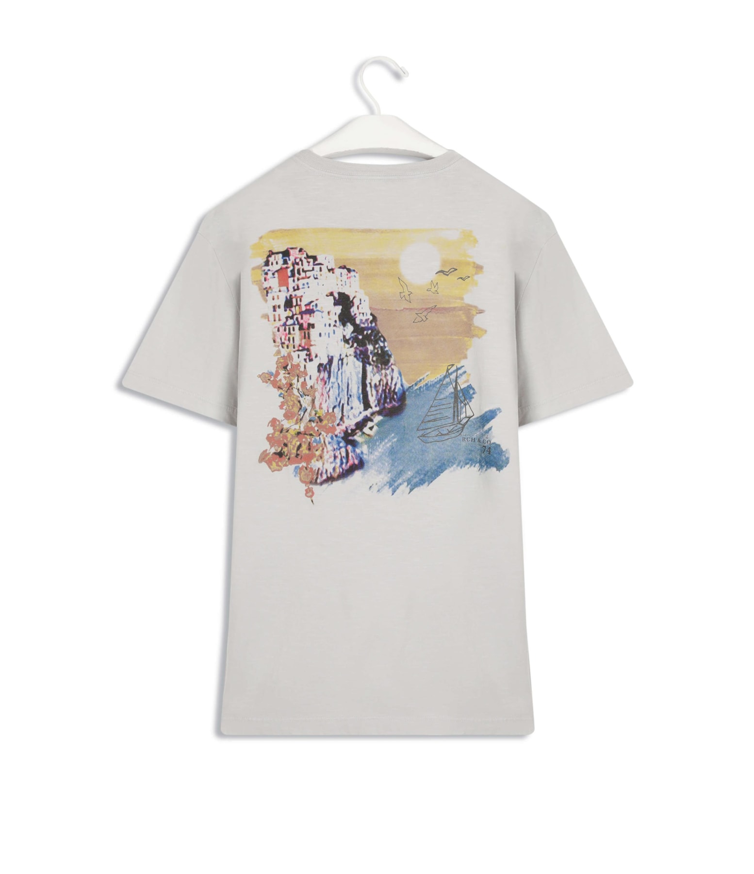 T-Shirt Gd Flame Amalfi Prata