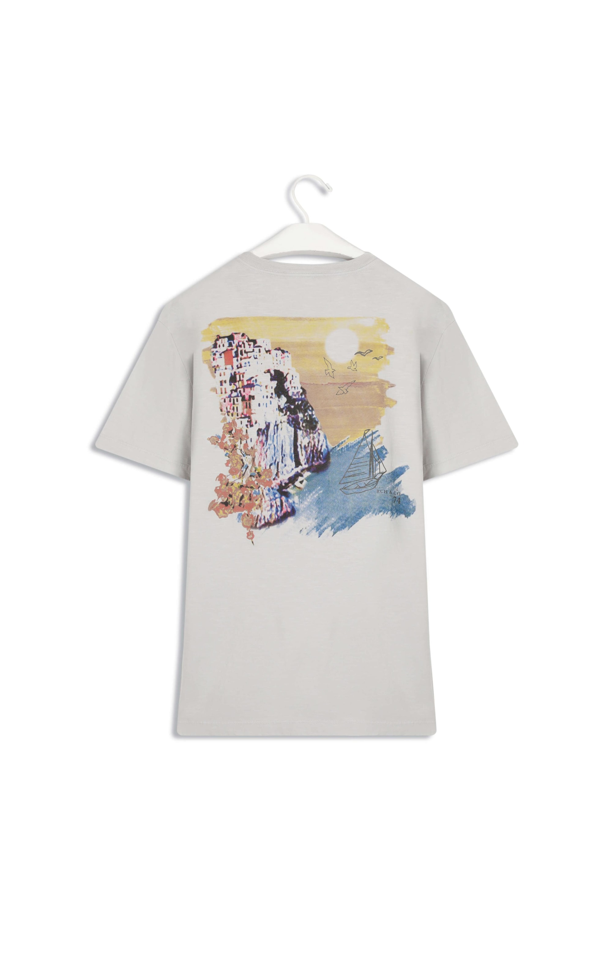 T-Shirt Gd Flame Amalfi Prata