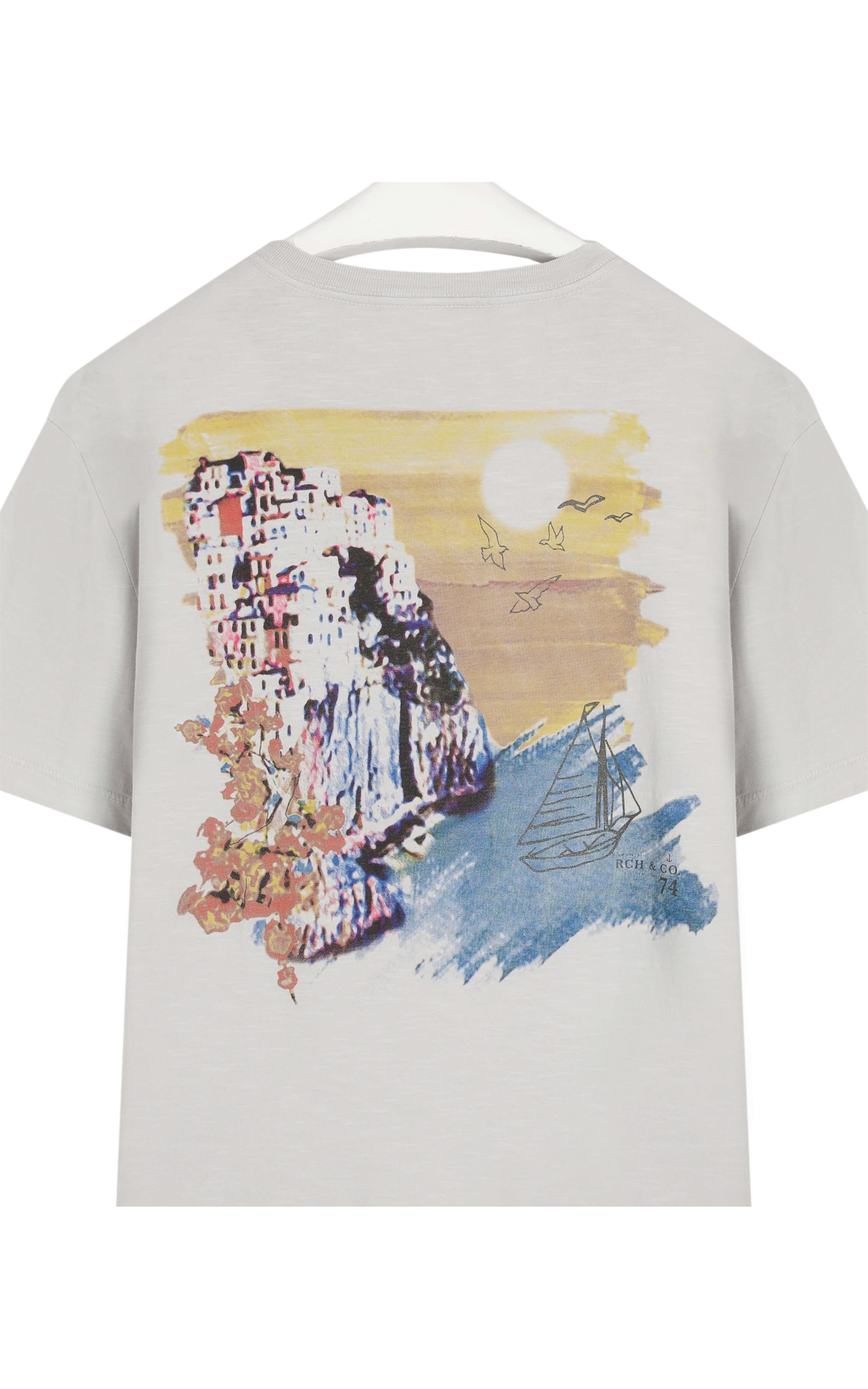 T-Shirt Gd Flame Amalfi Prata