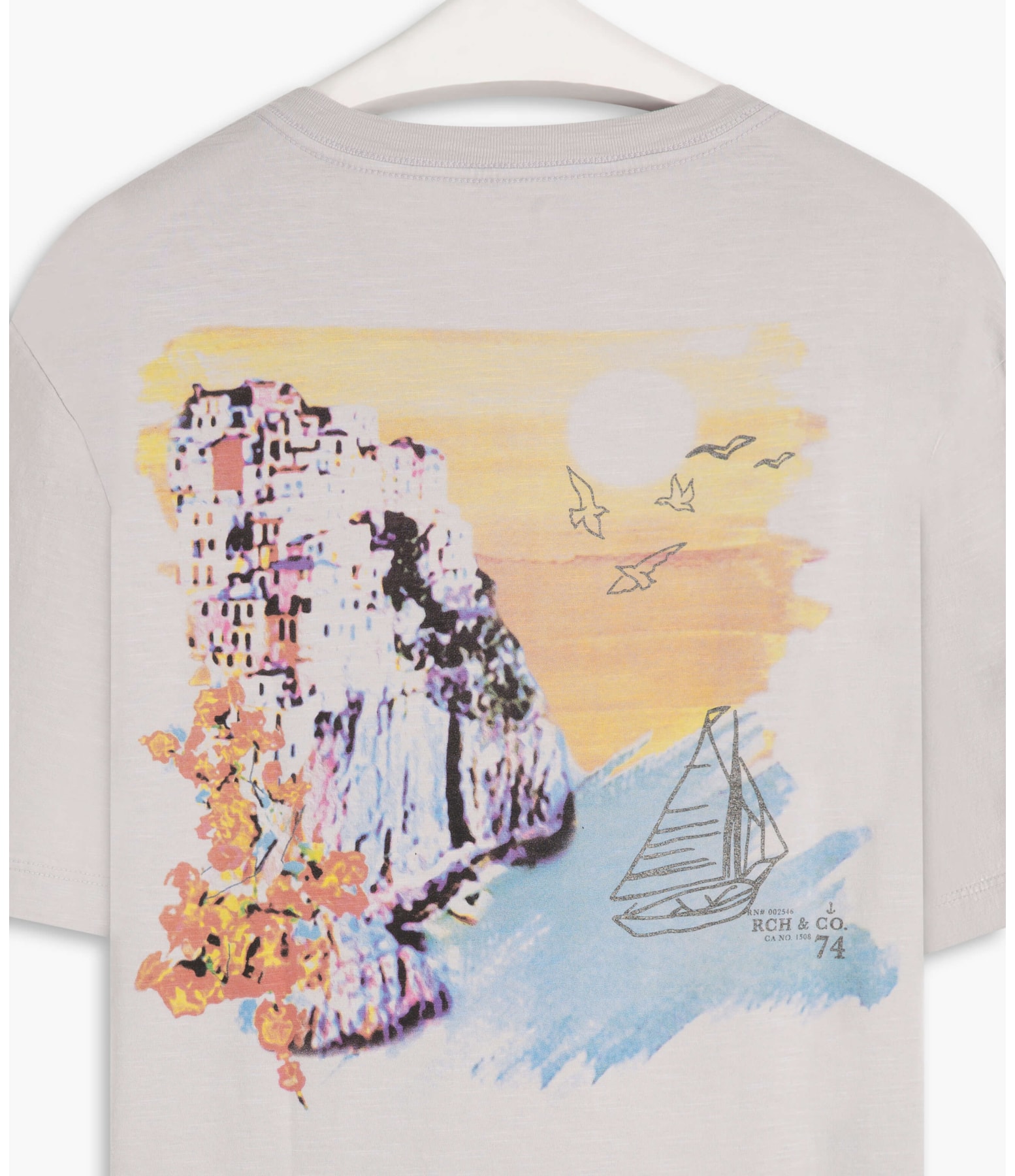 T-Shirt Gd Flame Amalfi Silver