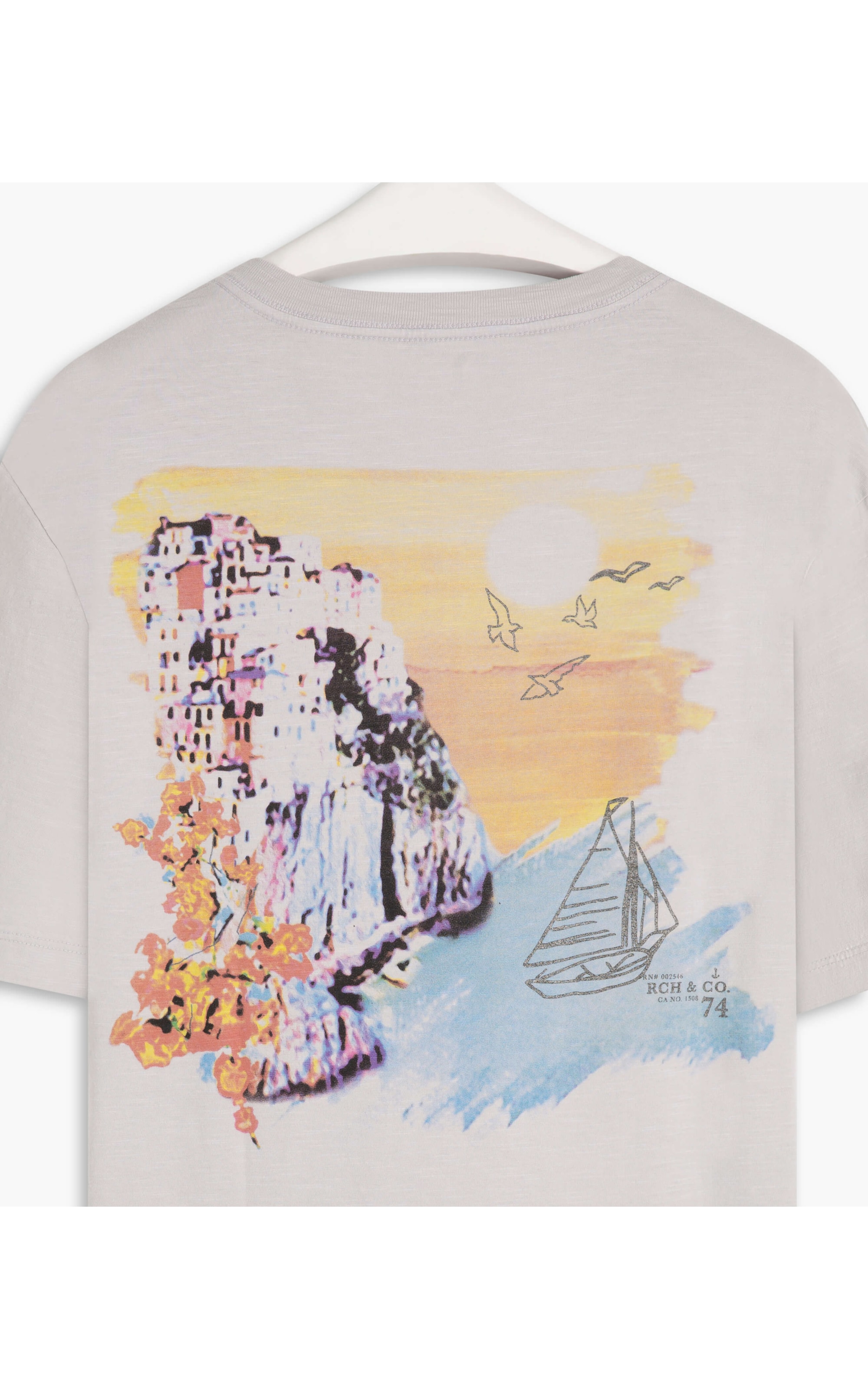 T-Shirt Gd Flame Amalfi Silver