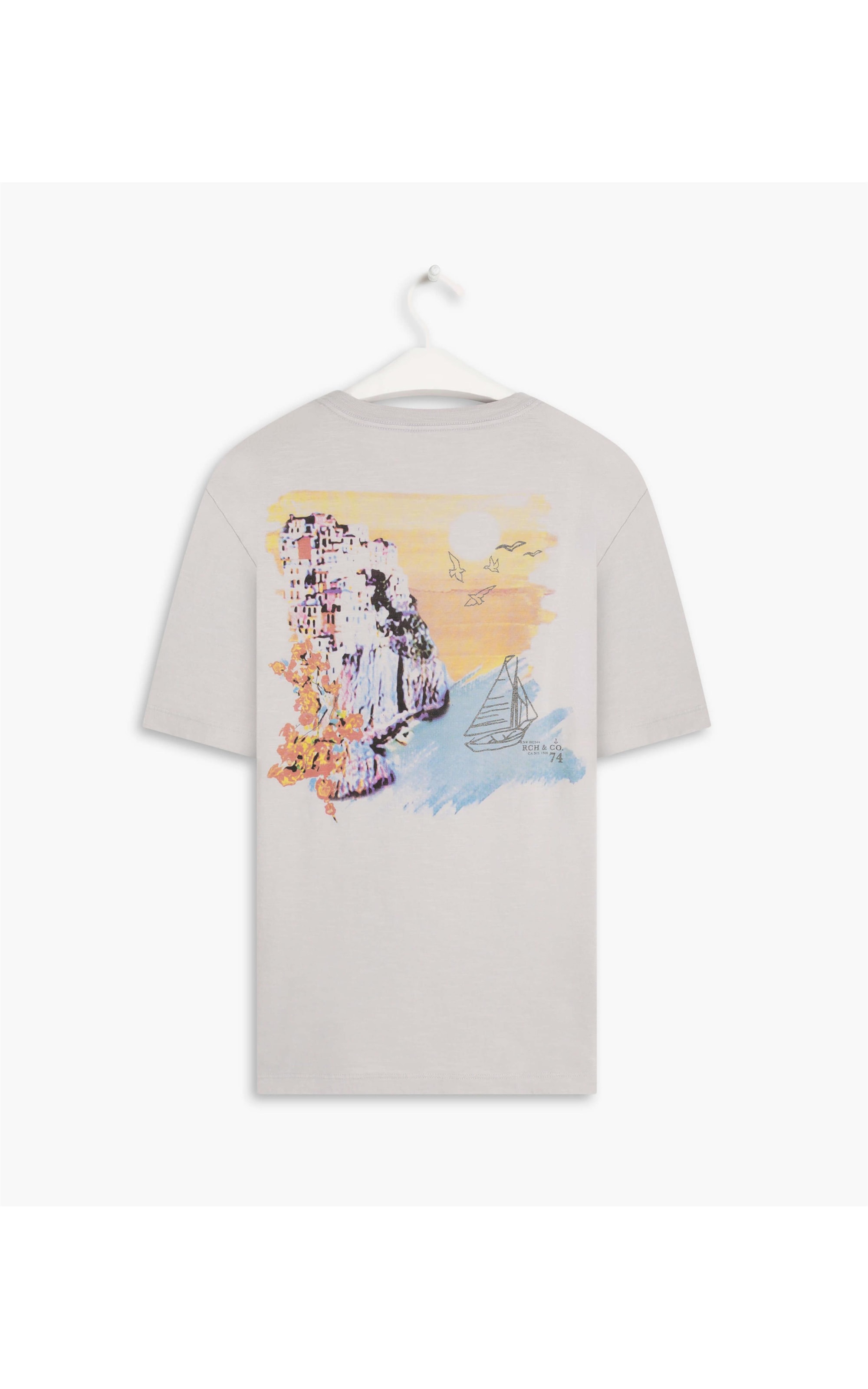 T-Shirt Gd Flame Amalfi Silver