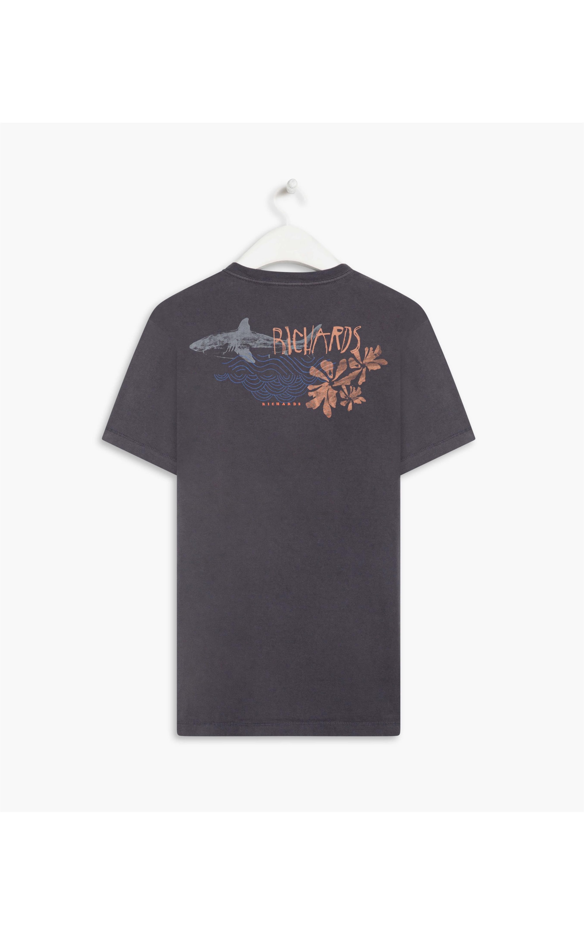 T-Shirt Gd Shark Flower Grafite