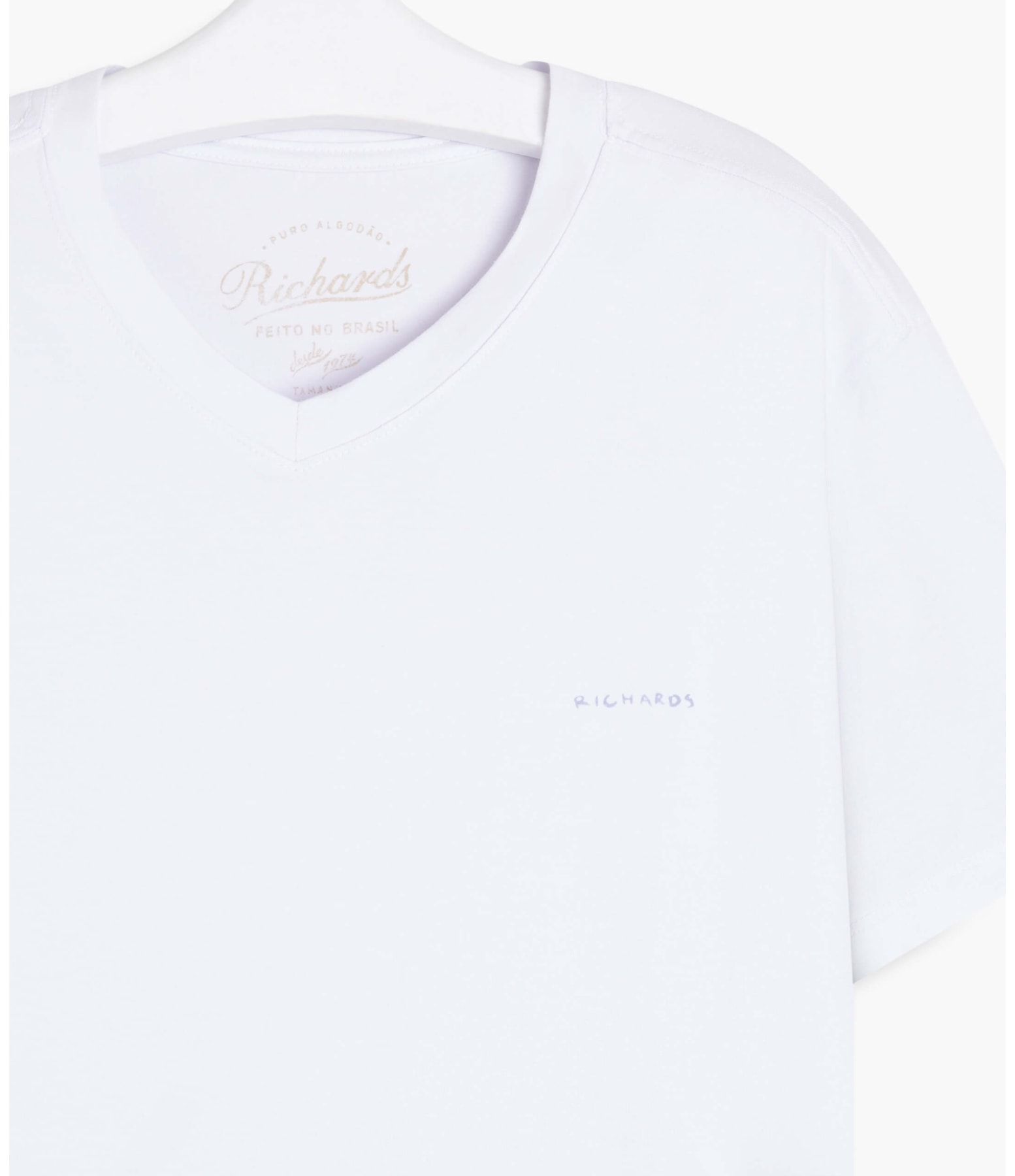 T-Shirt Gola v 40.1 Com Elastano Mc Branco