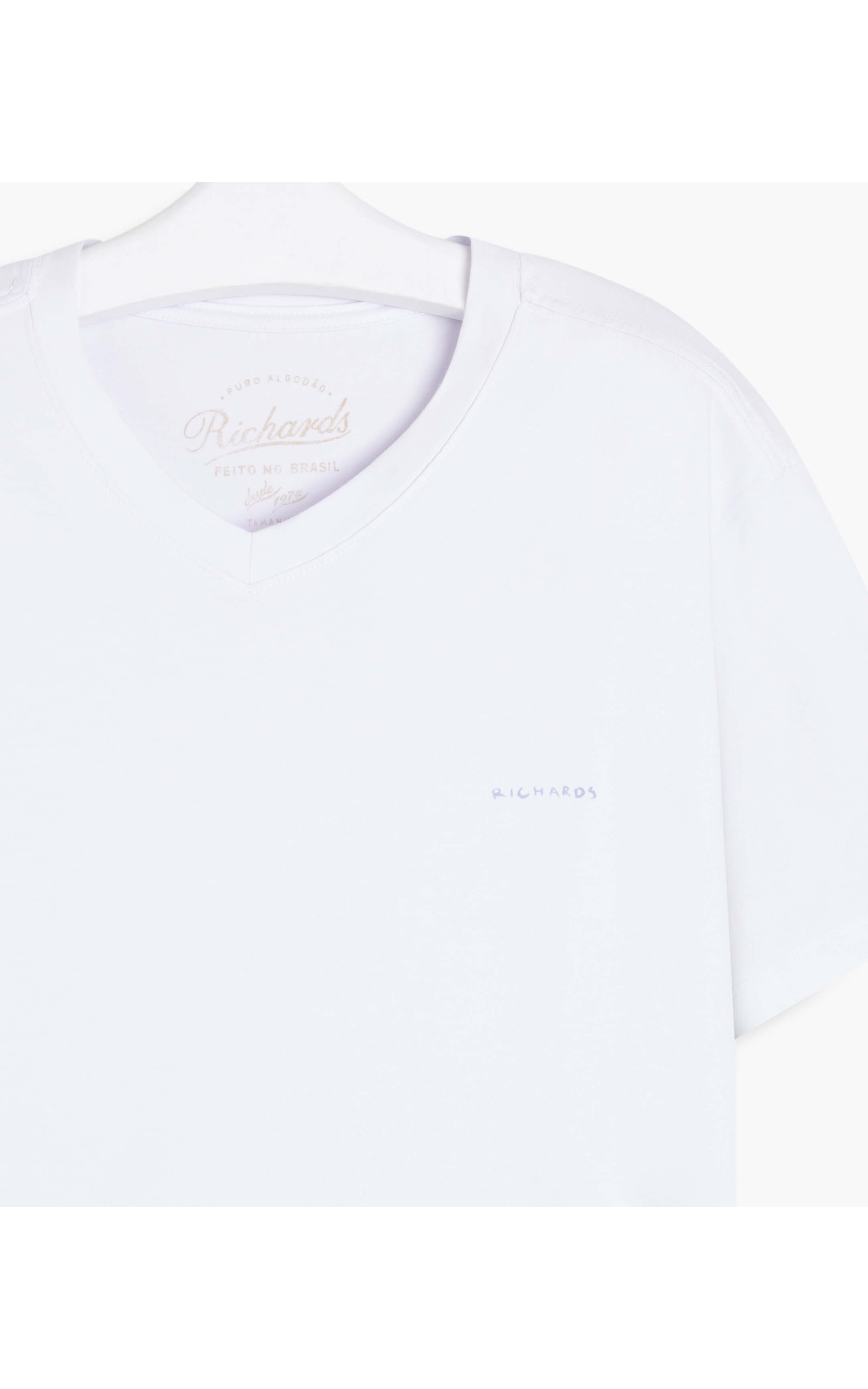 T-Shirt Gola v 40.1 Com Elastano Mc Branco