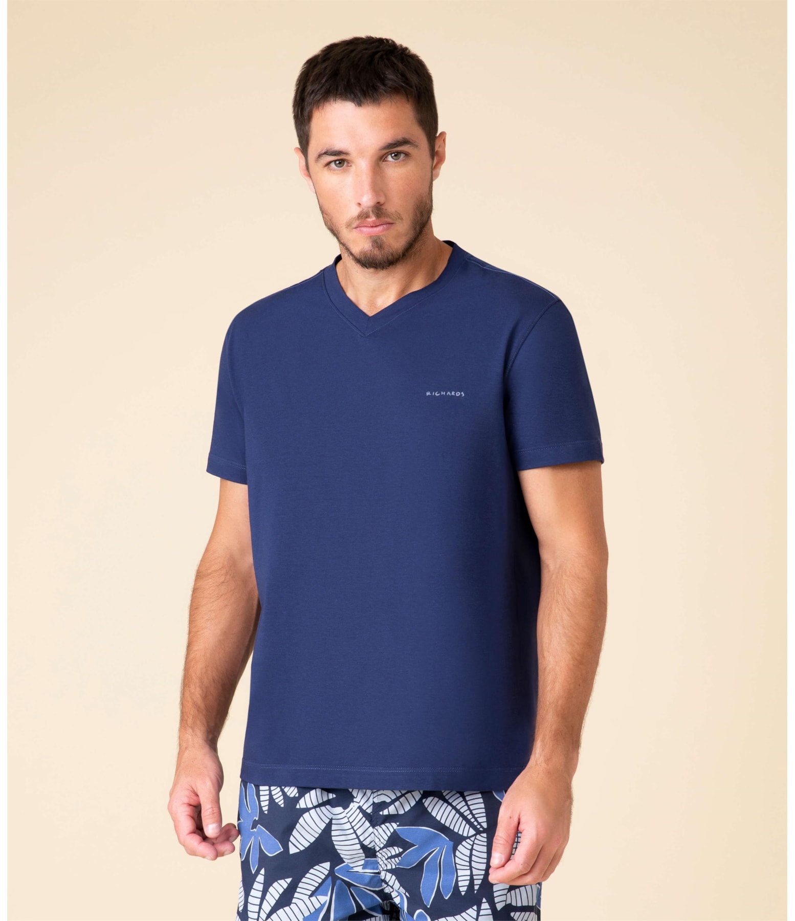 T-Shirt Gola v 40.1 Com Elastano Mc Dark Navy