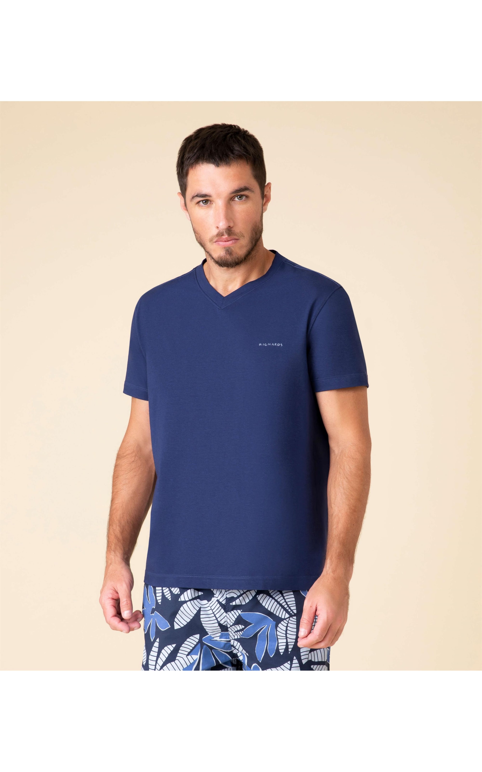 T-Shirt Gola v 40.1 Com Elastano Mc Dark Navy