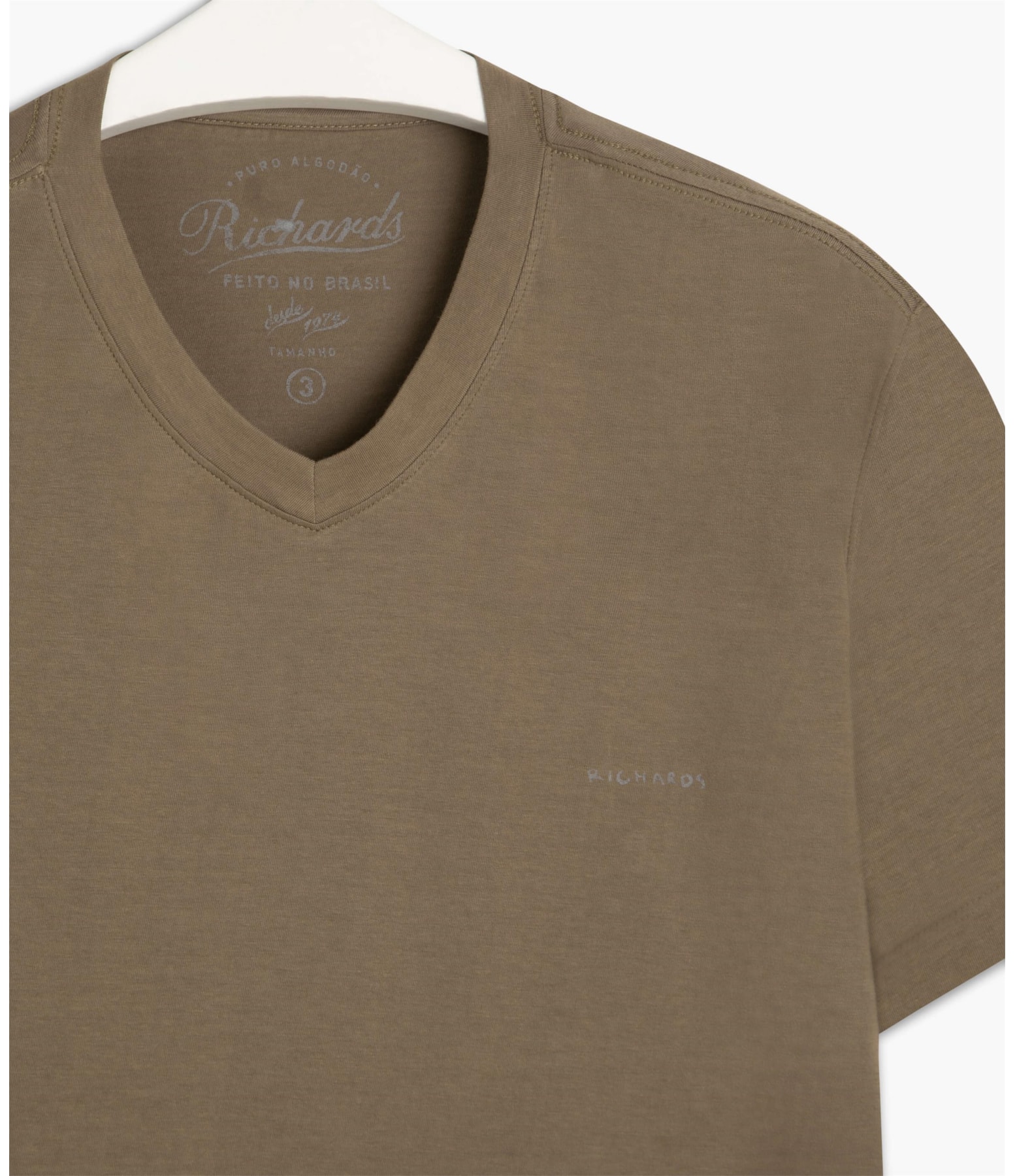 T-Shirt Gola v 40.1 Com Elastano Mc Tabaco