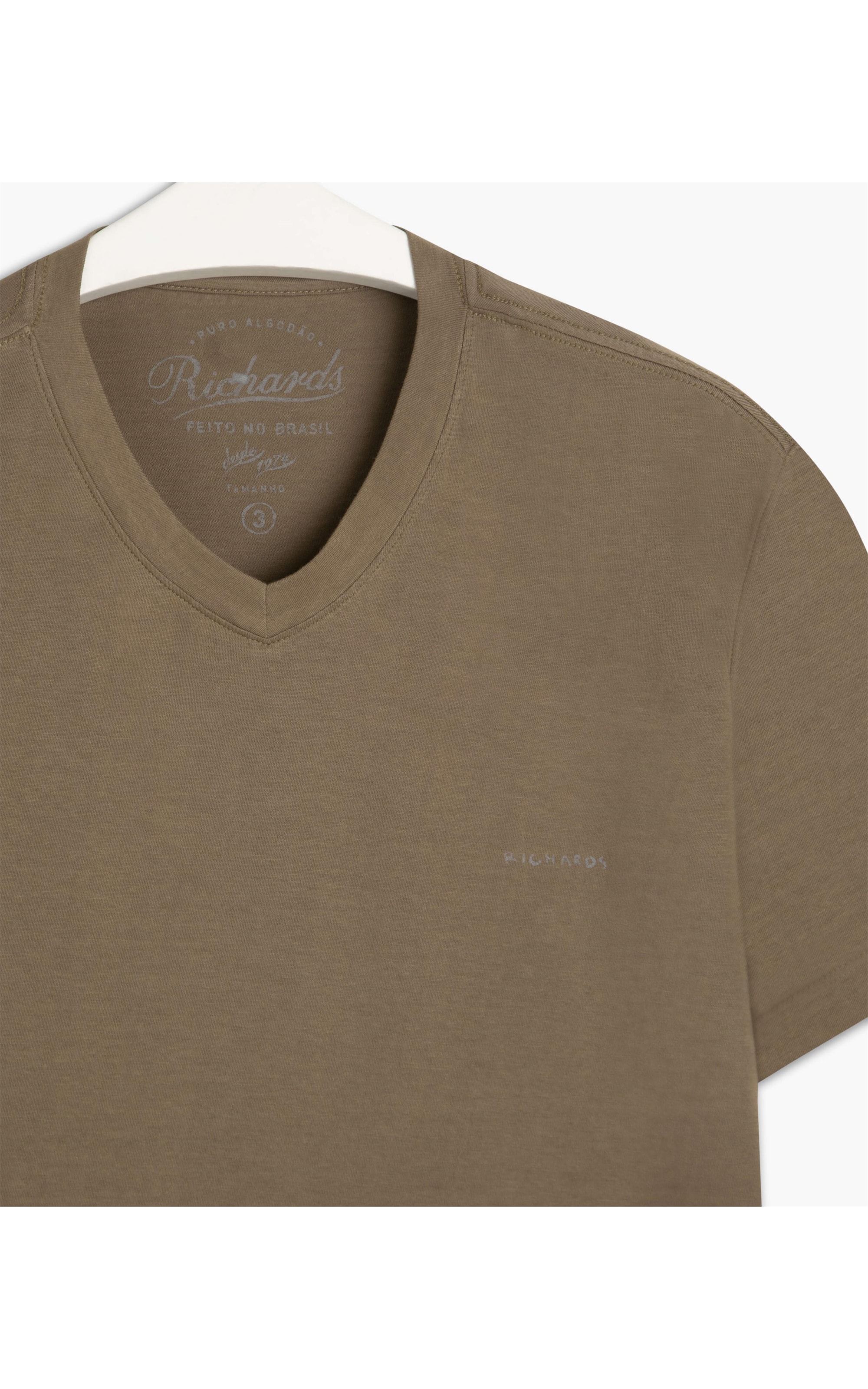 T-Shirt Gola v 40.1 Com Elastano Mc Tabaco