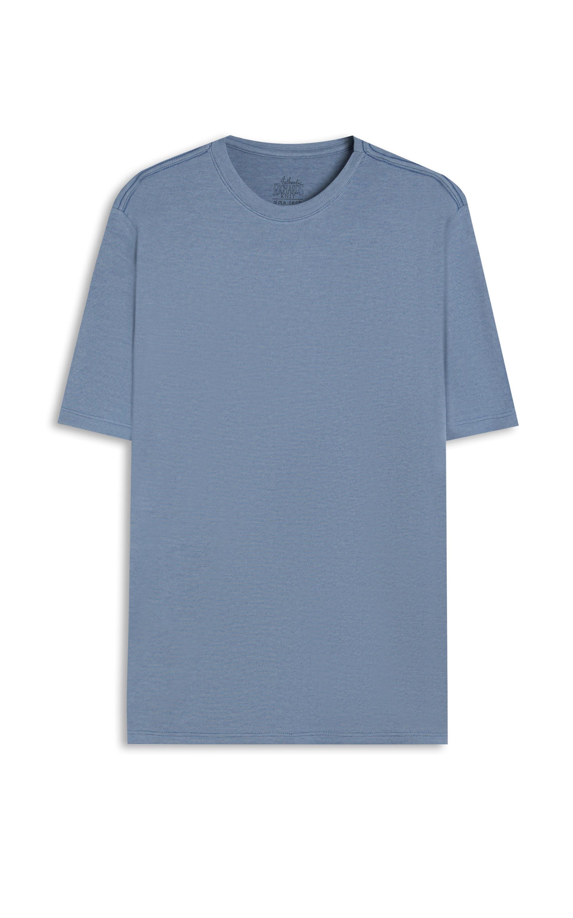 T-Shirt Greg Pima Mc Bf Azul Jeans