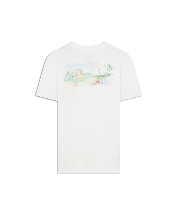 T-Shirt Igreja Trancoso Mc Bf Branco
