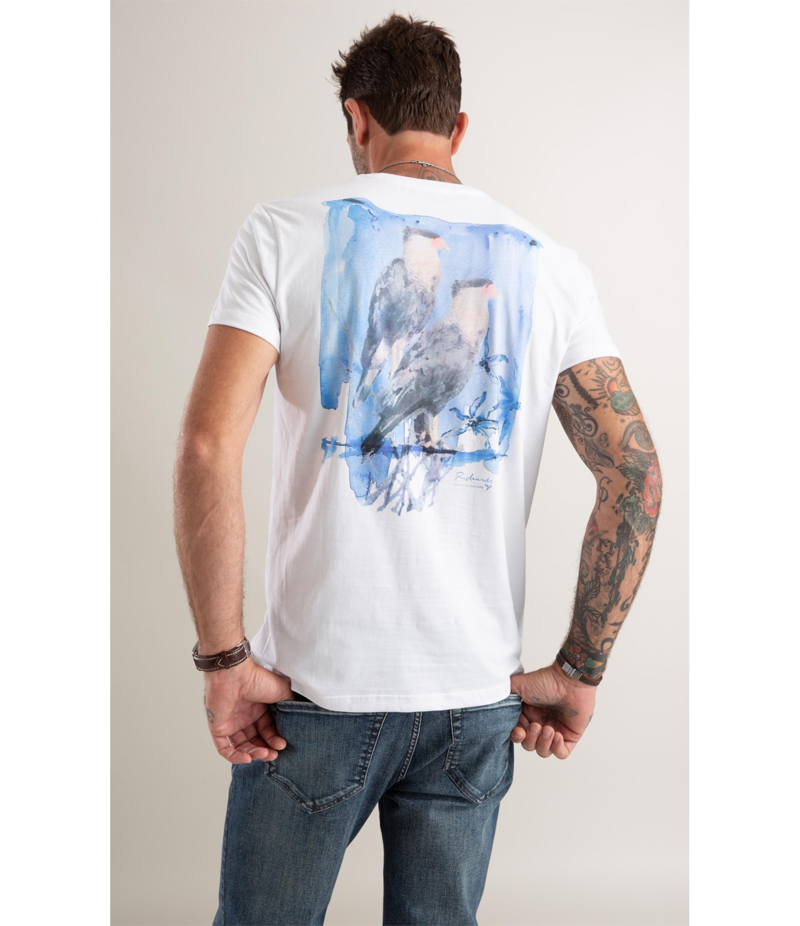 T-Shirt Instituto Carcará Branco