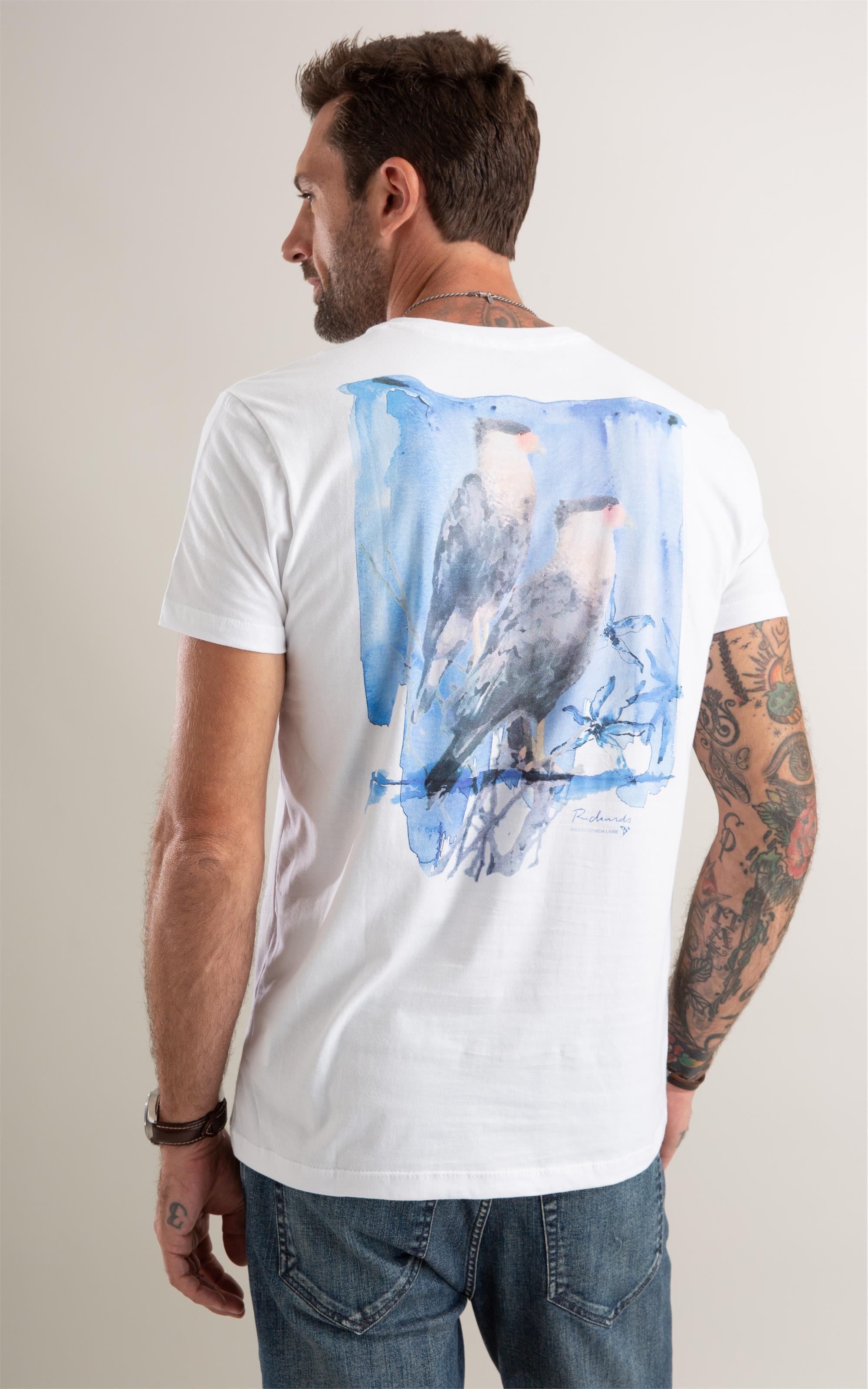 T-Shirt Instituto Carcará Branco