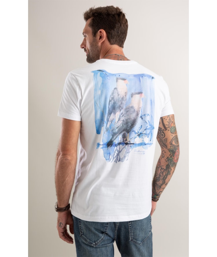 T-Shirt Instituto Carcará Branco