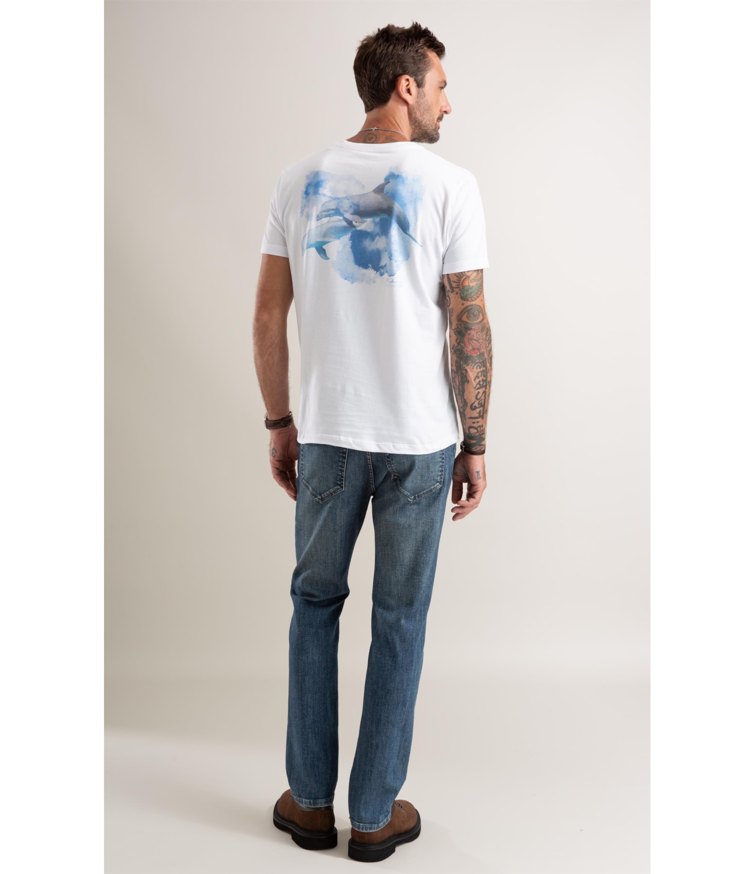 T-Shirt Instituto Golfinho Branco
