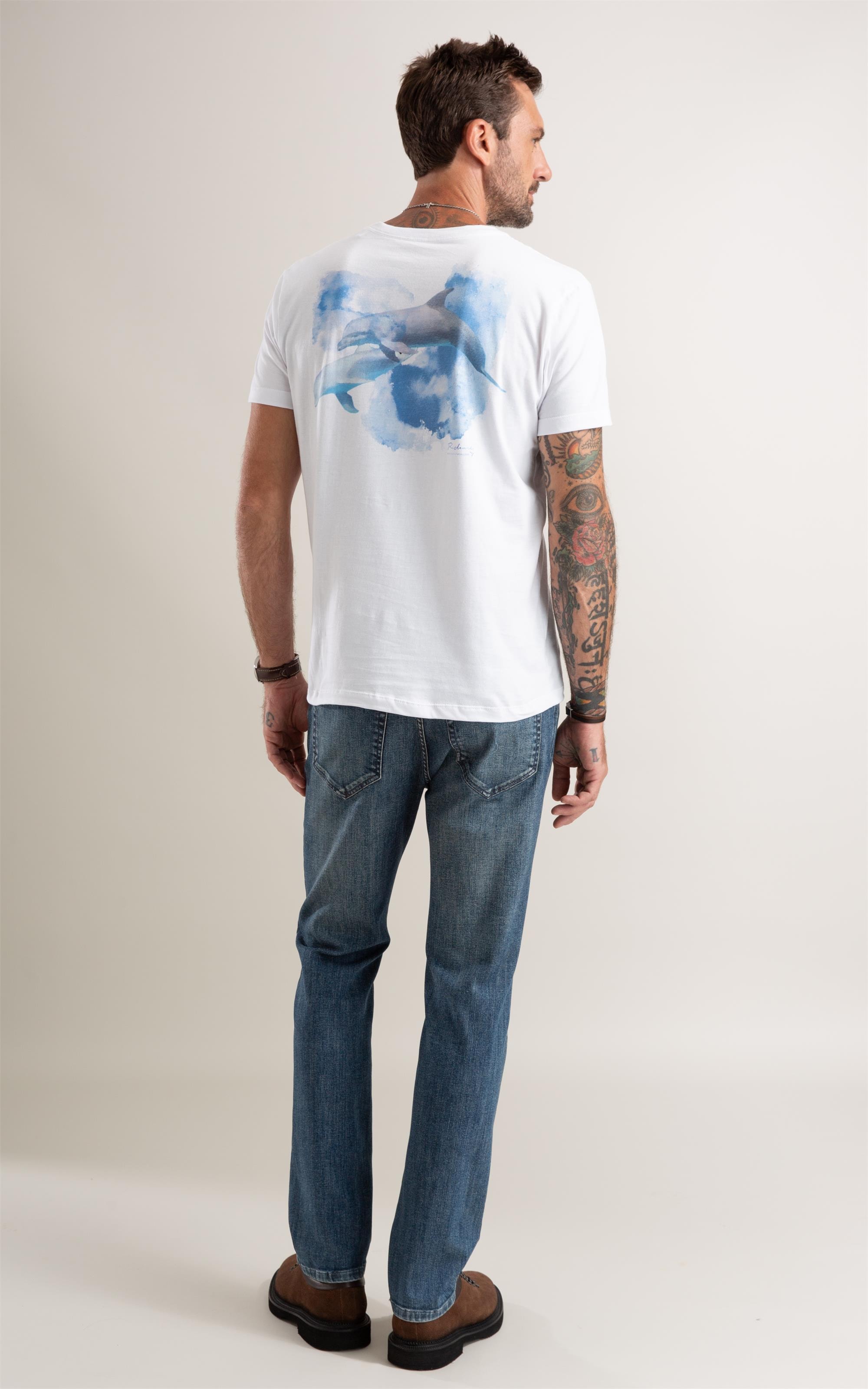 T-Shirt Instituto Golfinho Branco