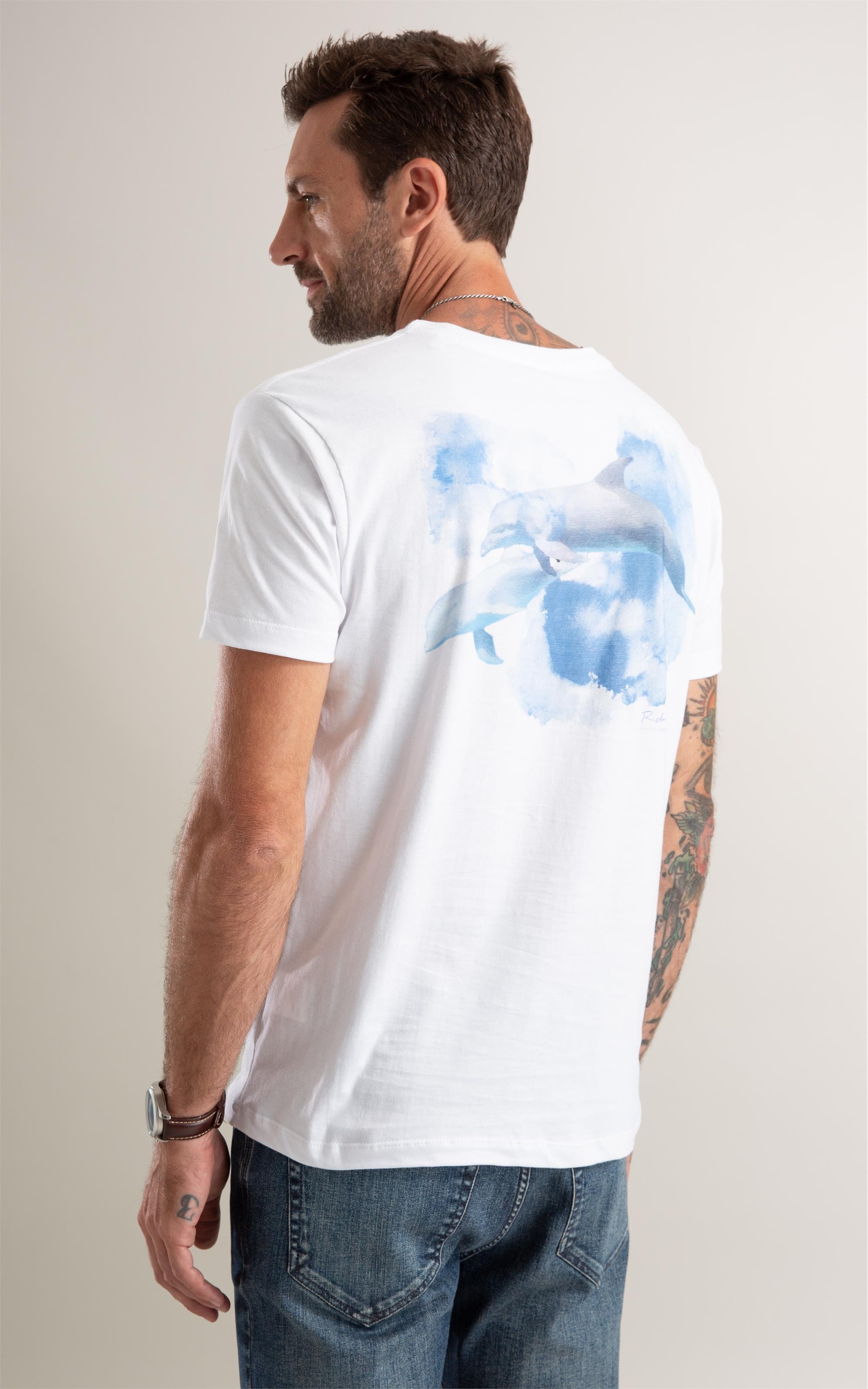 T-Shirt Instituto Golfinho Branco