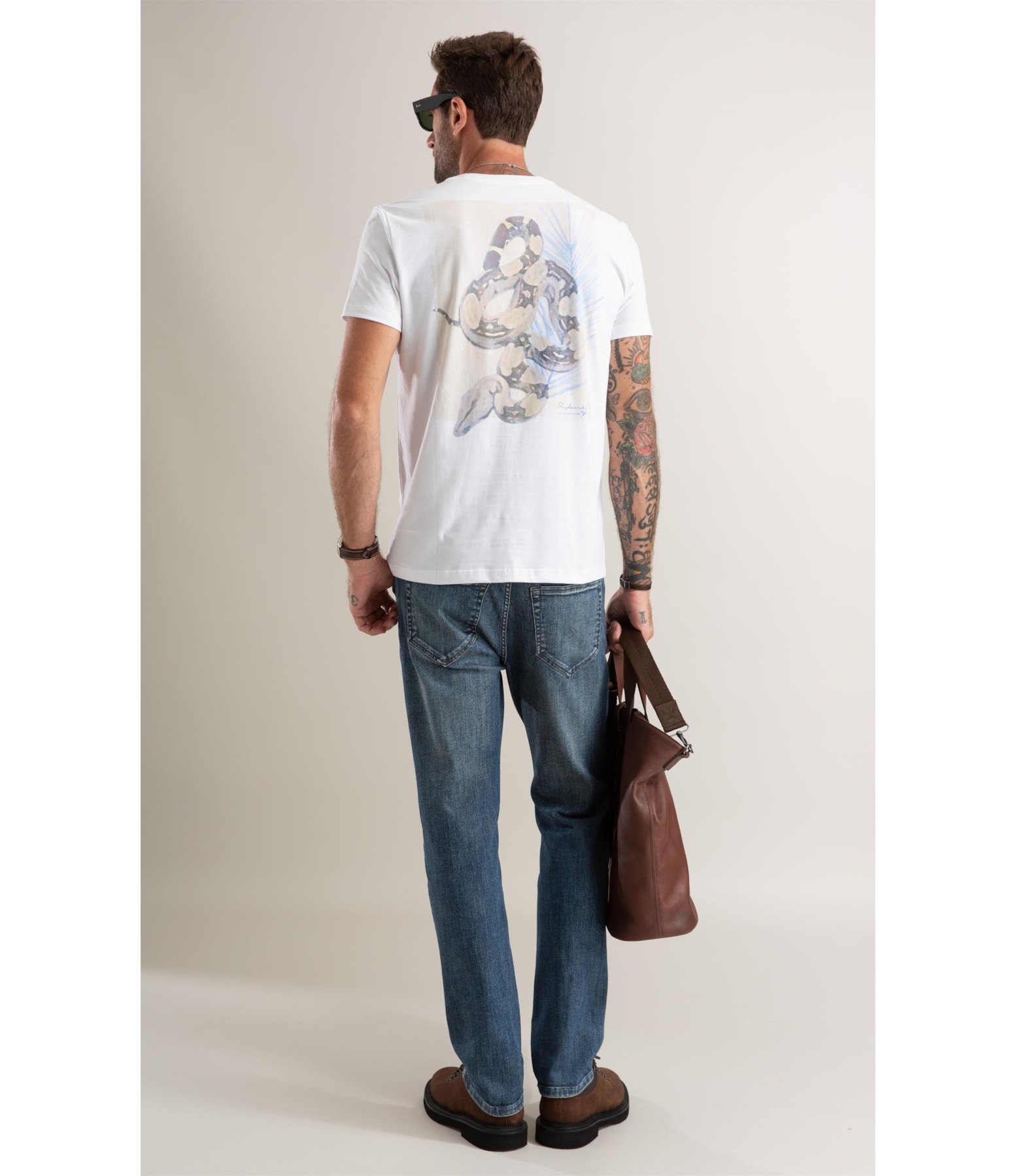T-Shirt Instituto Jiboia Branco