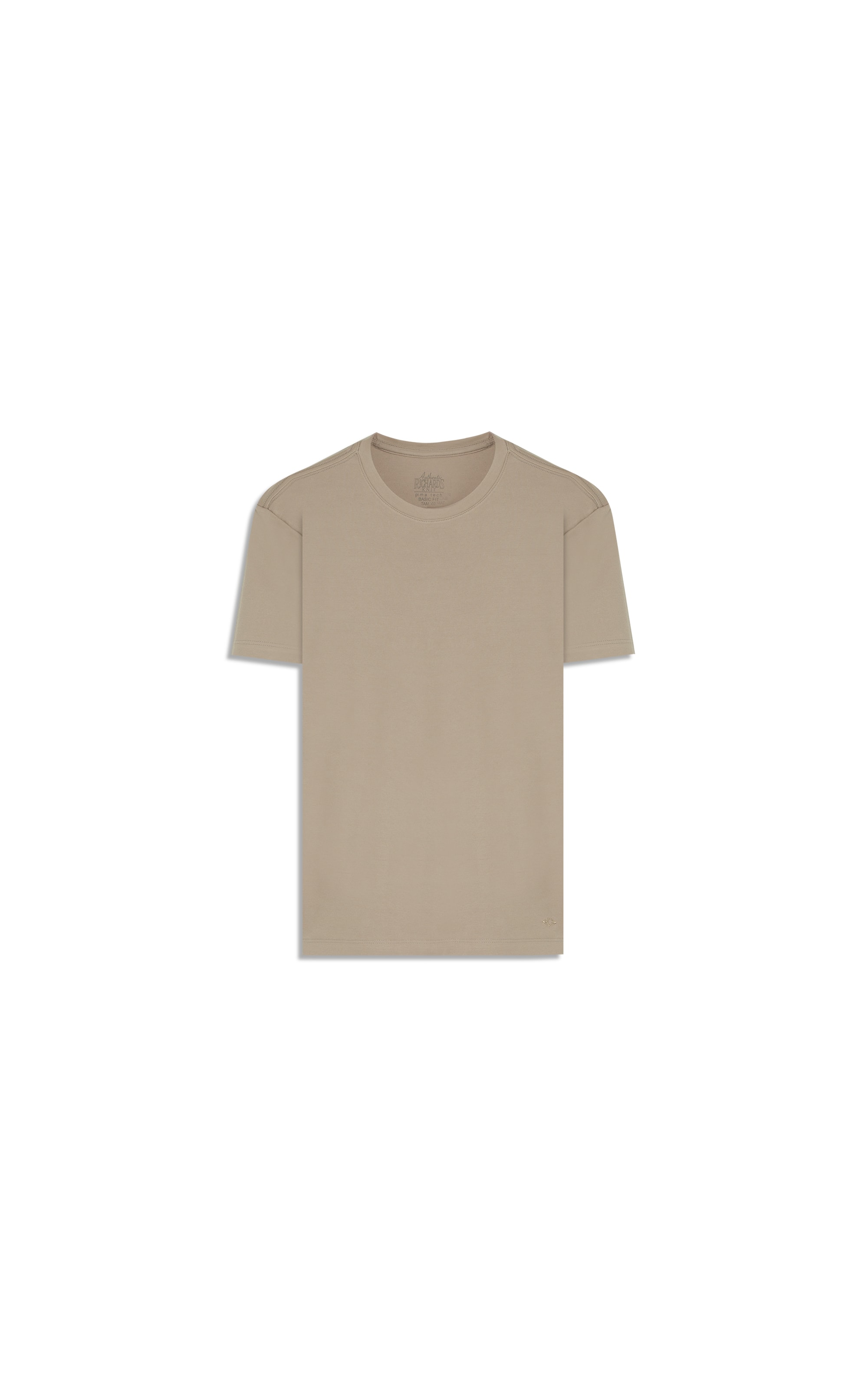 T-Shirt Interlock Pima Mc Bf Areia
