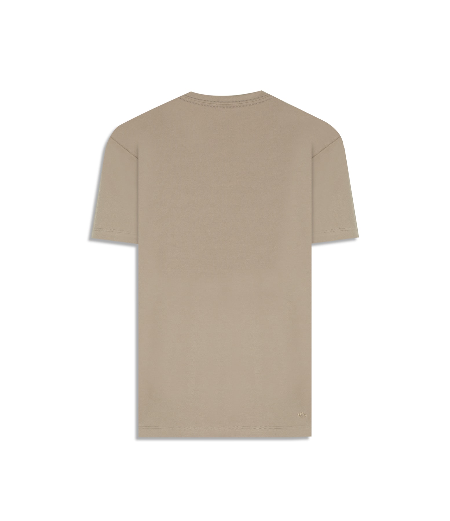T-Shirt Interlock Pima Mc Bf Areia