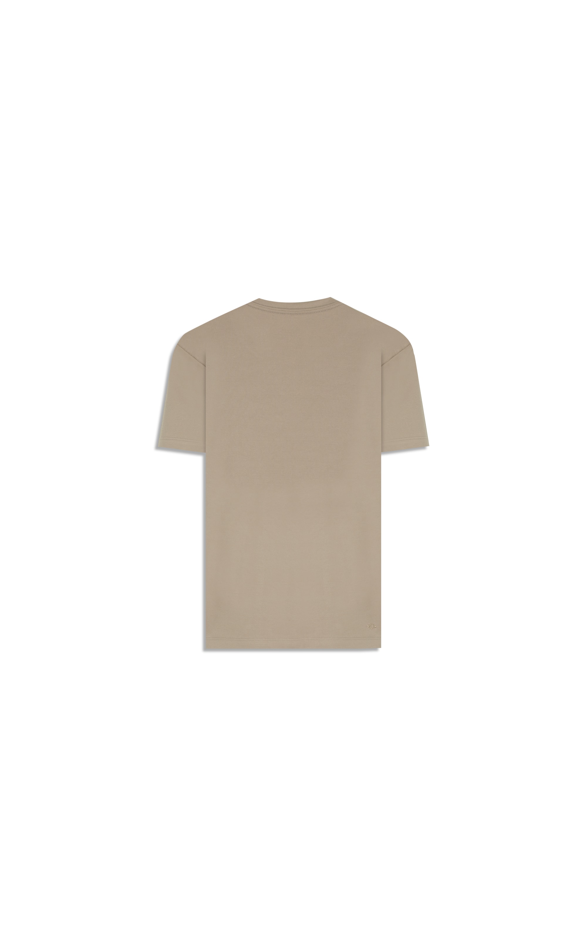 T-Shirt Interlock Pima Mc Bf Areia