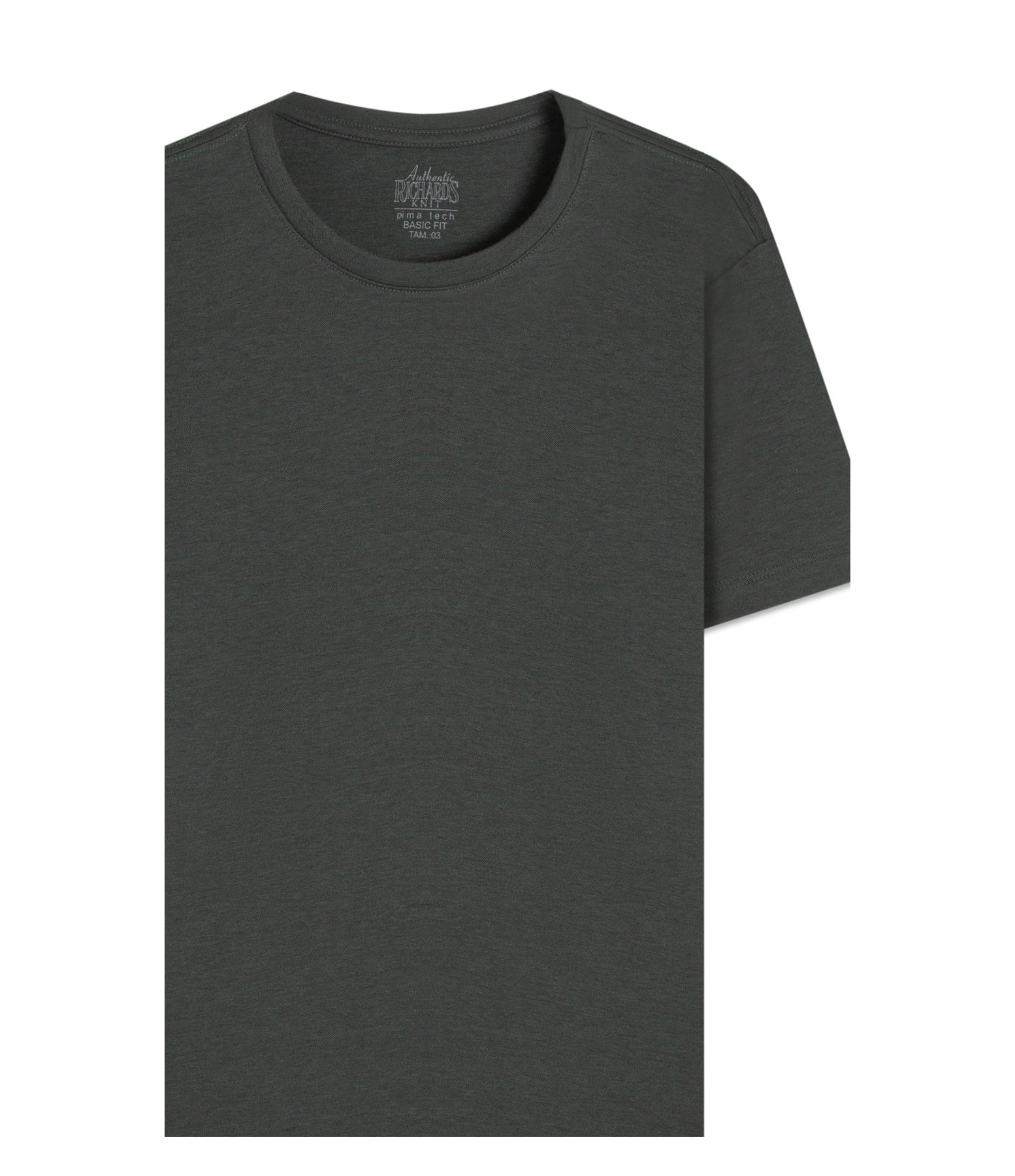 T-Shirt Interlock Pima Mc Bf Floresta