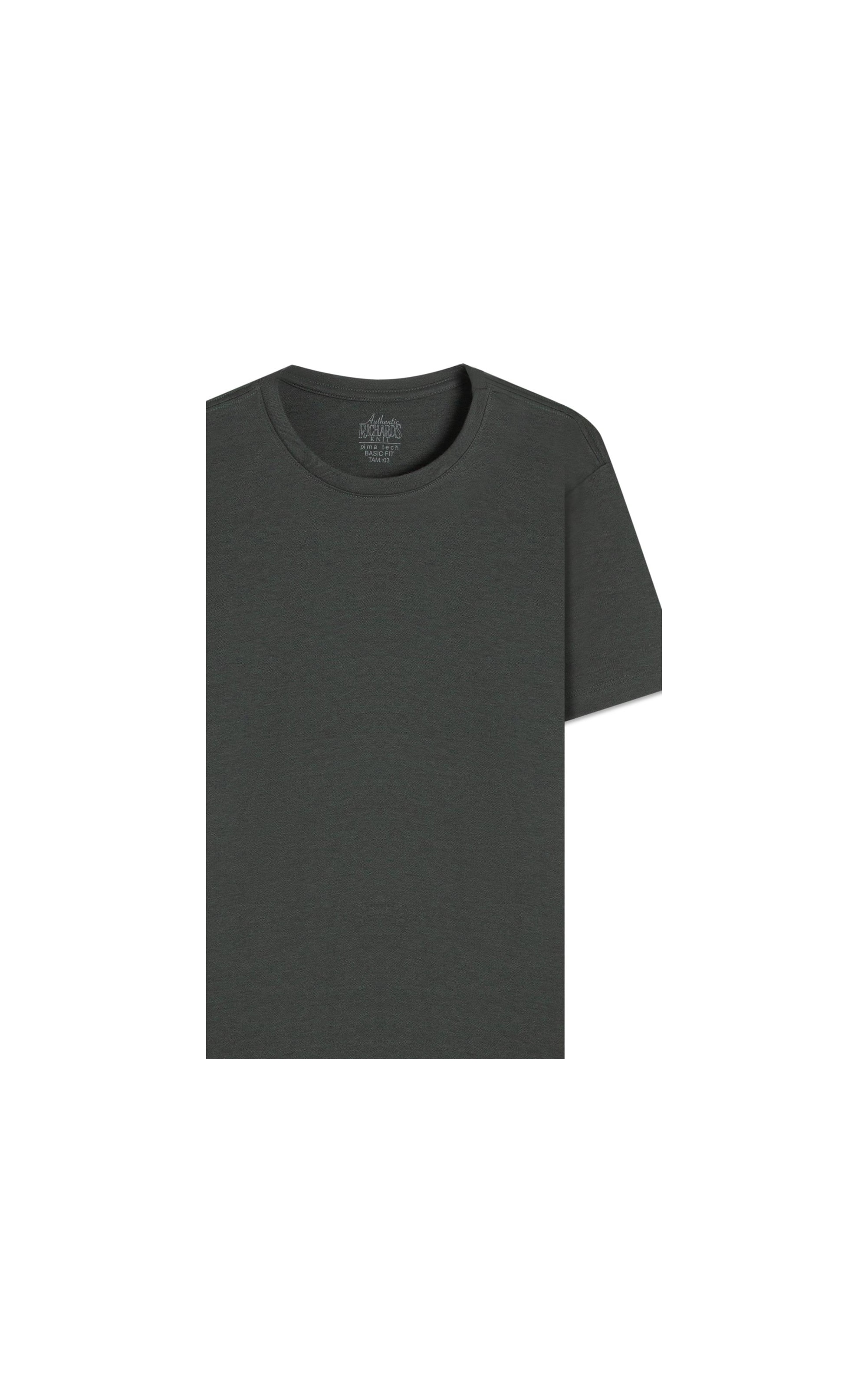 T-Shirt Interlock Pima Mc Bf Floresta
