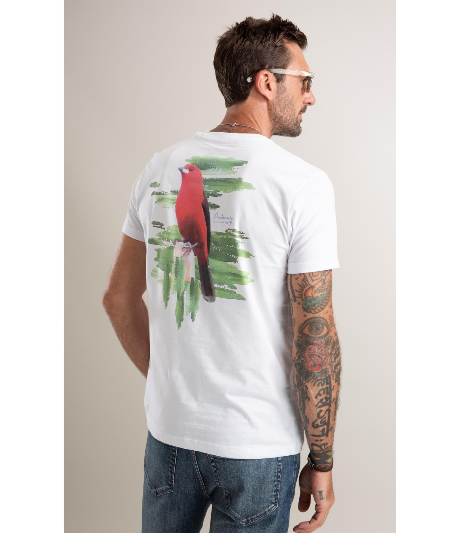 T-Shirt Intituto Tie Sangue Branco