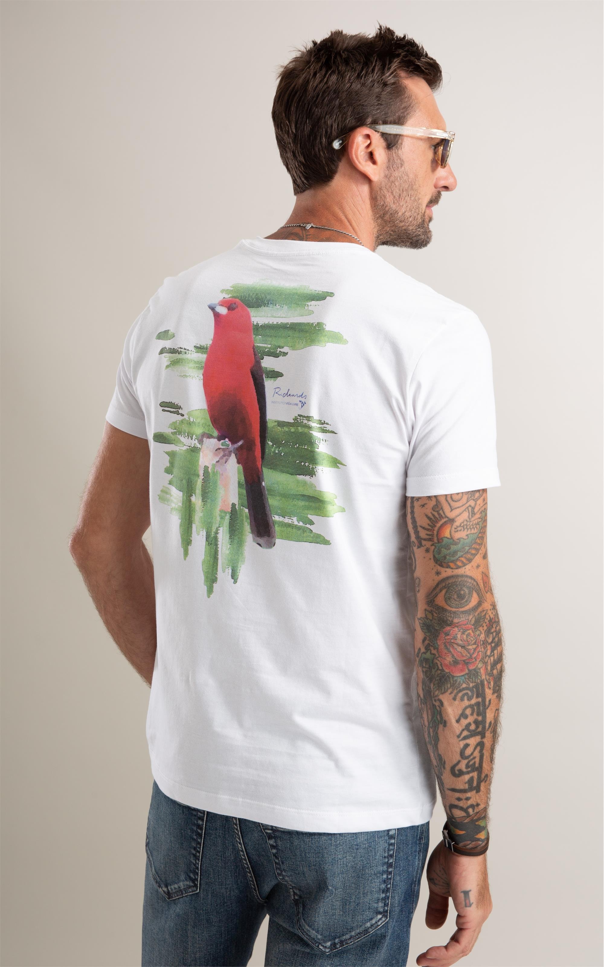 T-Shirt Intituto Tie Sangue Branco