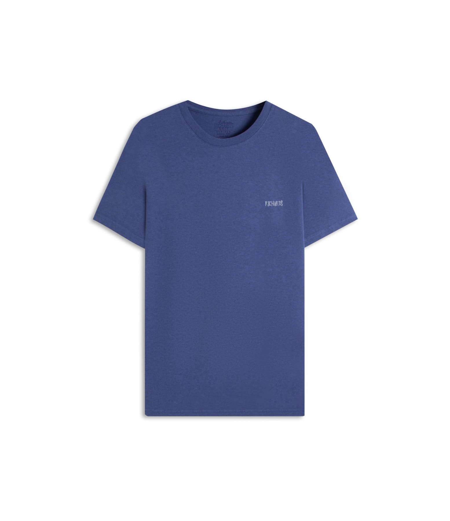 T-Shirt Jangada Overdye Mc Bf Azul Jeans Mescla
