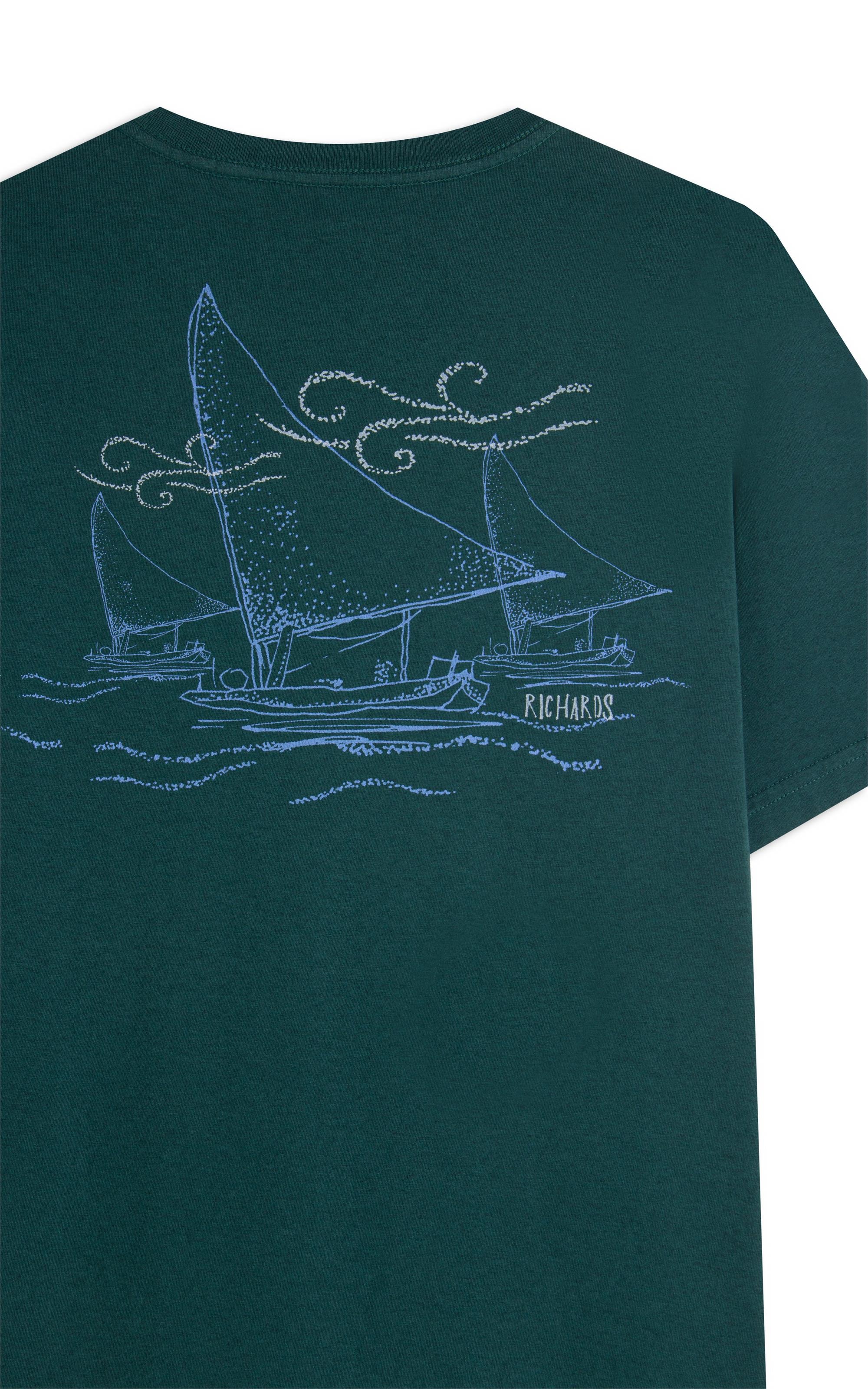 T-Shirt Jangada Overdye Mc Bf Bottle Mescla