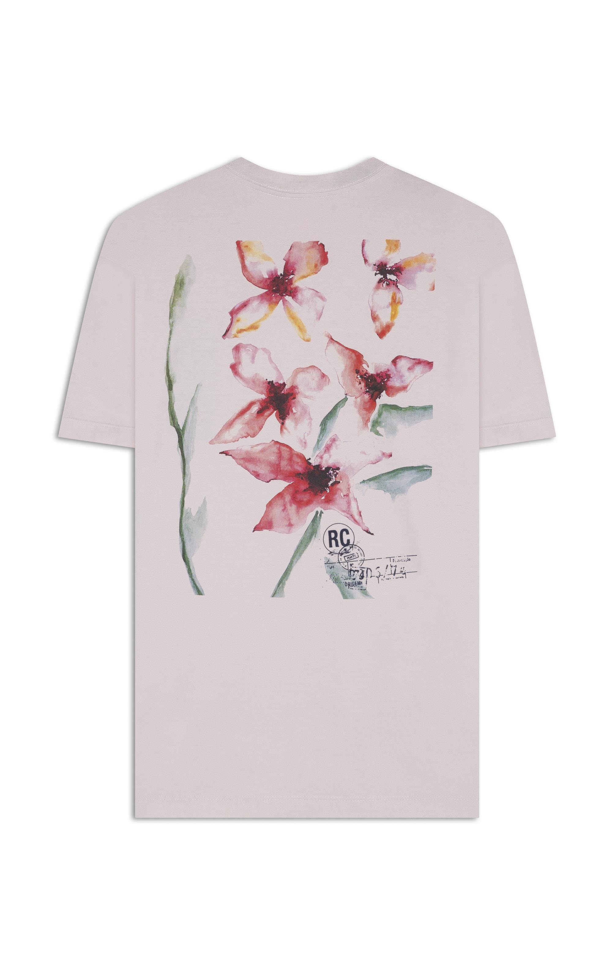 T-Shirt  Jardim Rosa Dusty