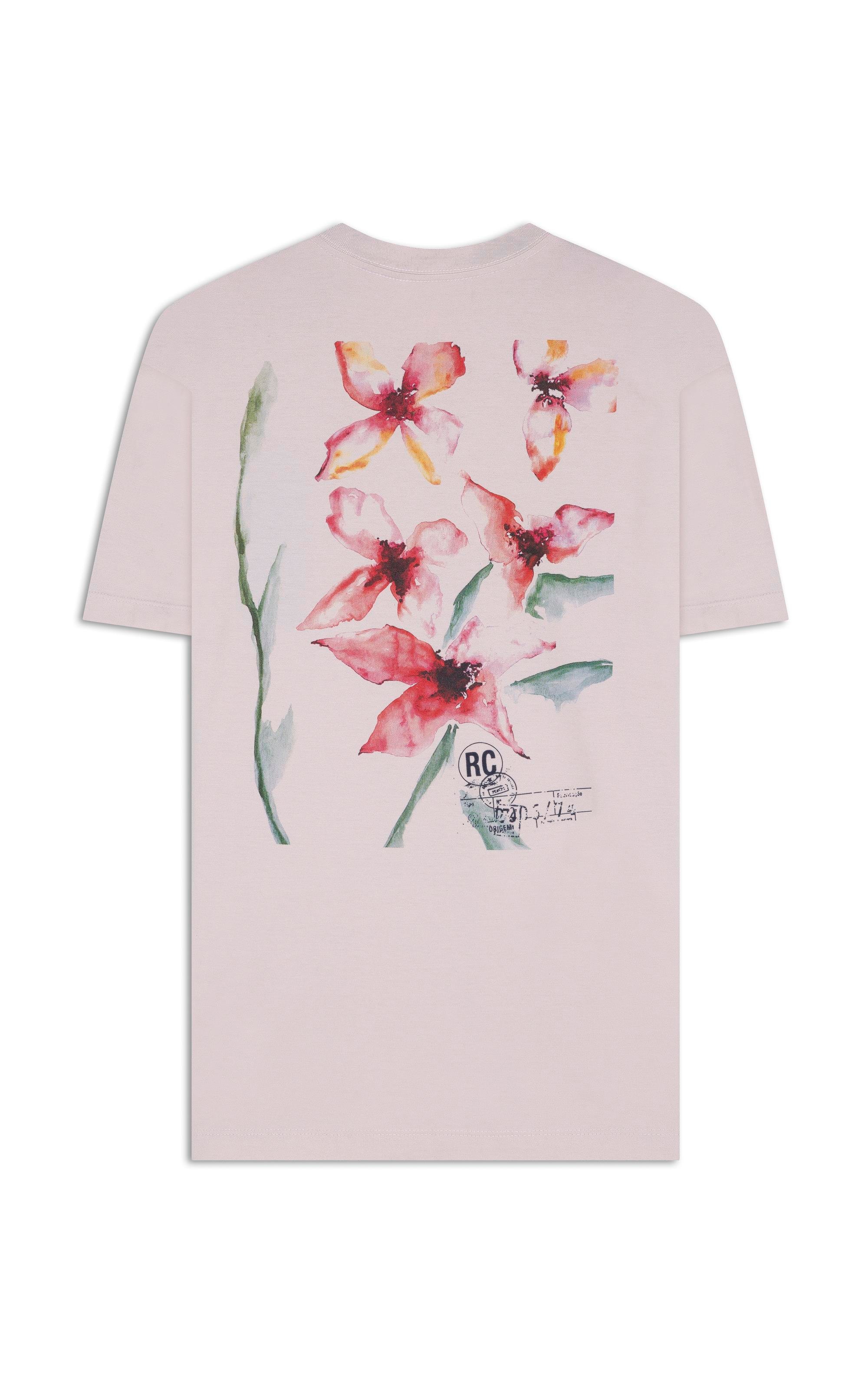 T-Shirt  Jardim Rosa Dusty