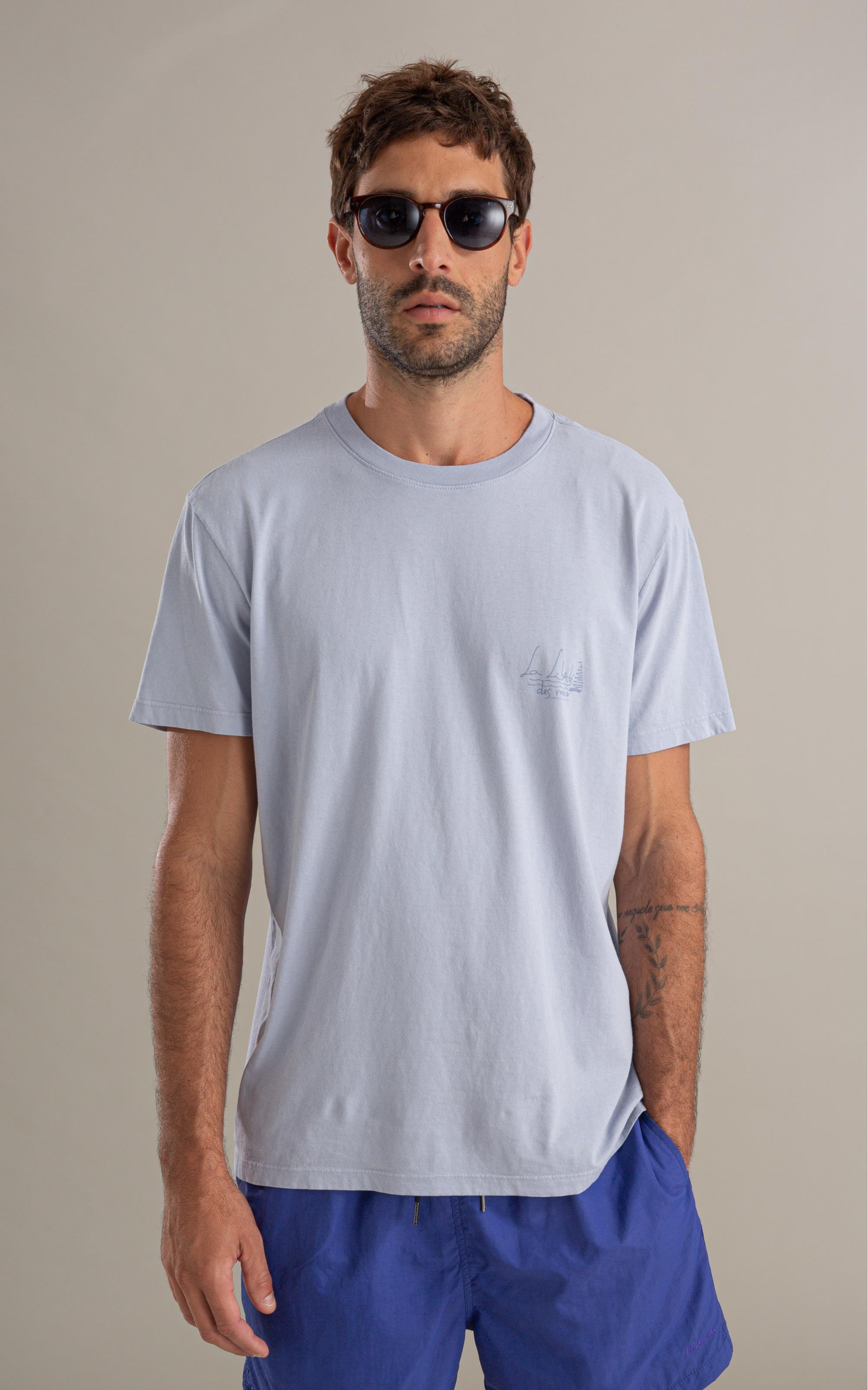 T-Shirt La Liberté Mc Bf Azul Seco