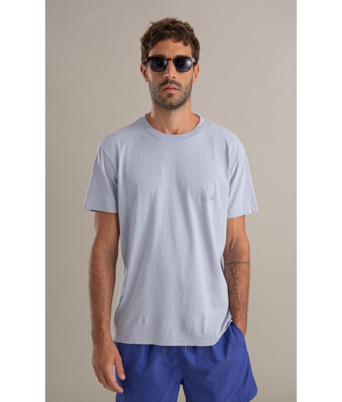 T-Shirt La Liberté Mc Bf Azul Seco