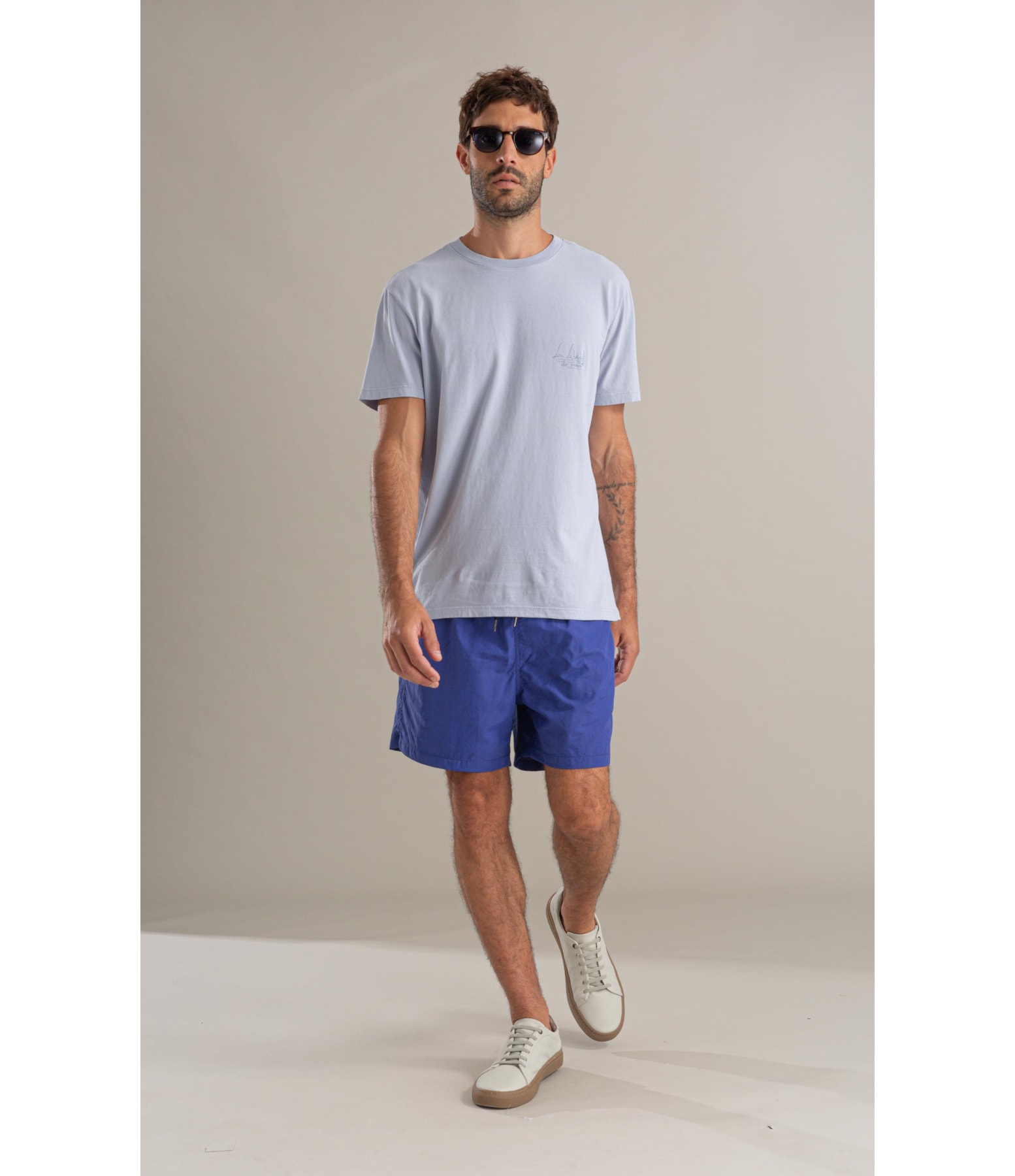 T-Shirt La Liberté Mc Bf Azul Seco