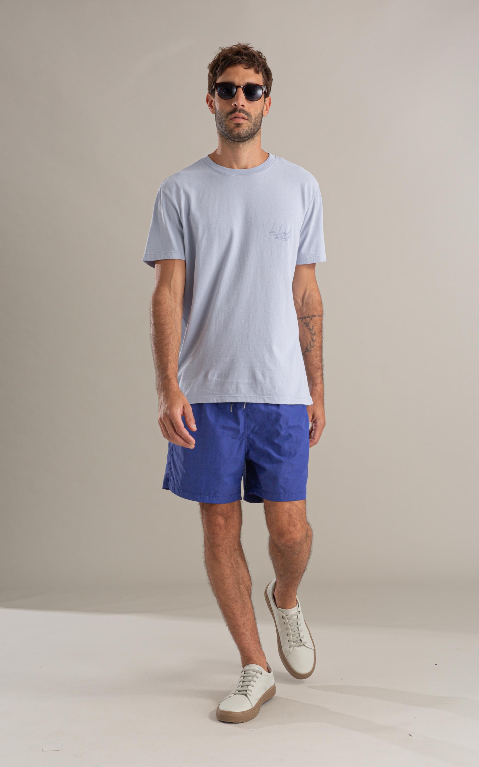 T-Shirt La Liberté Mc Bf Azul Seco